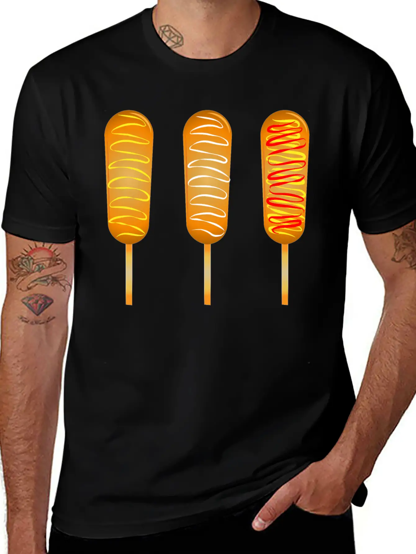 Corn Dogs Timeless Short Sleeve Tee – Comfy And Minimalist Design