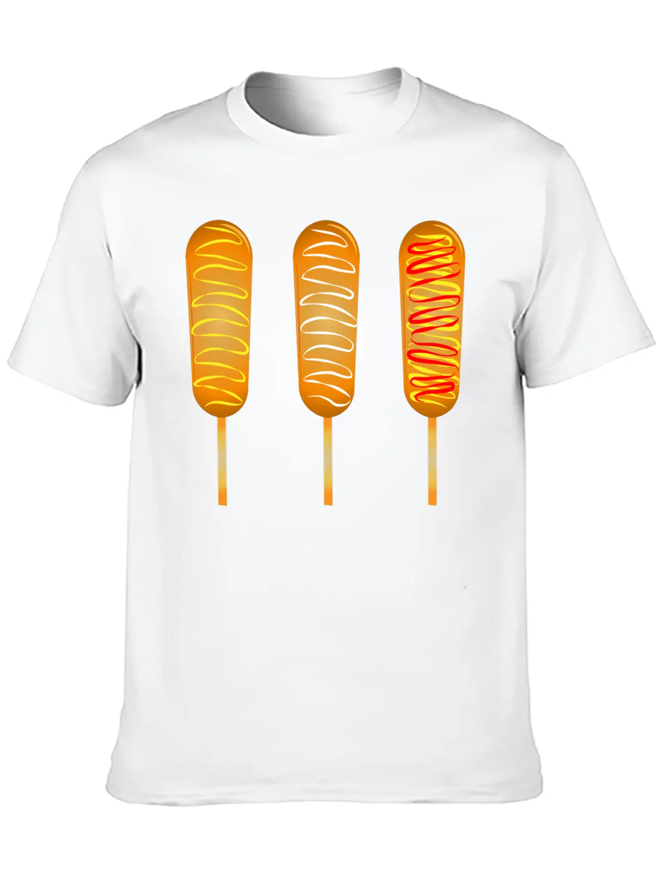Corn Dogs Timeless Short Sleeve Tee – Comfy And Minimalist Design