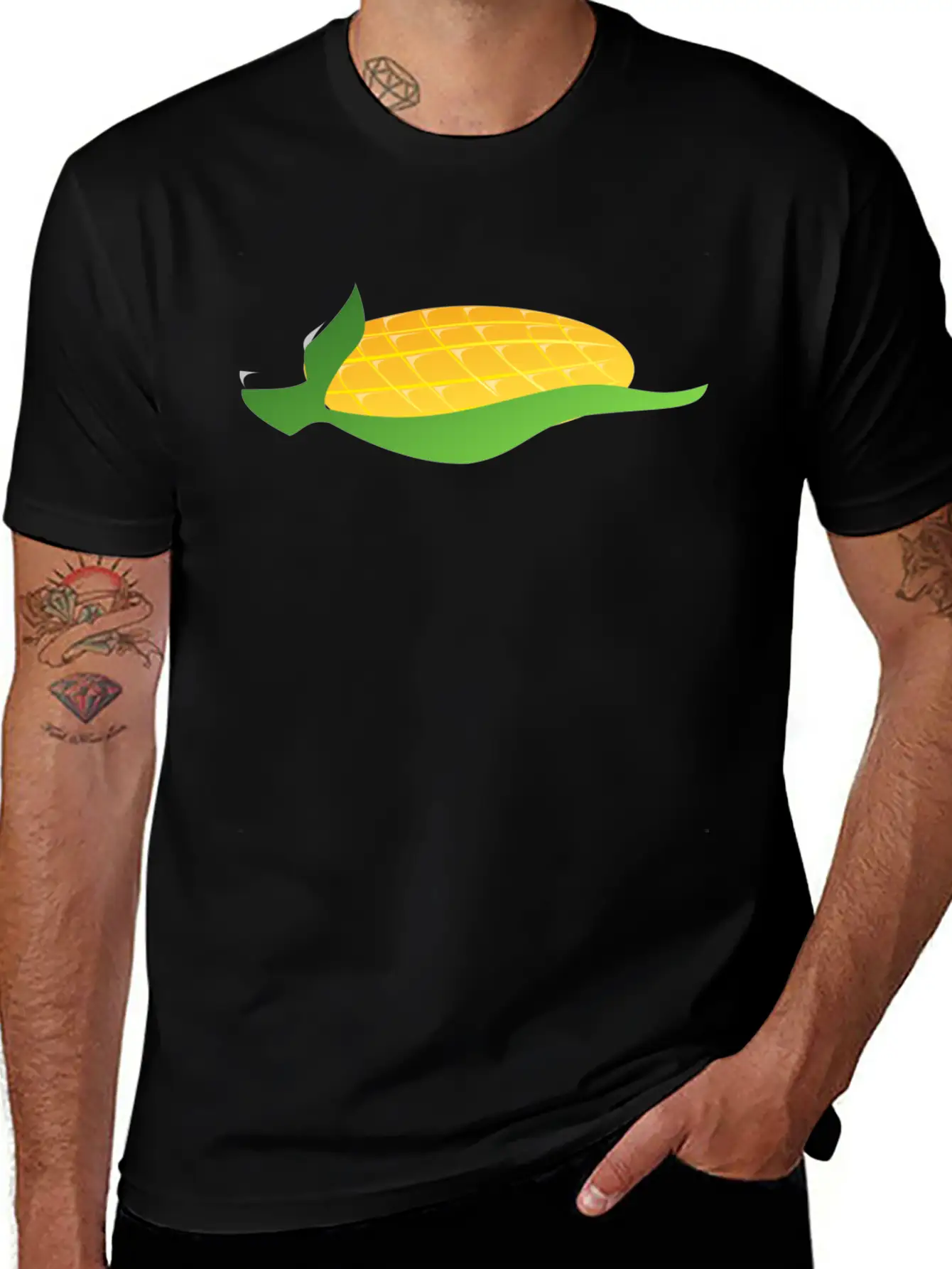 Corn Timeless Short Sleeve Tee – Comfy And Minimalist Design