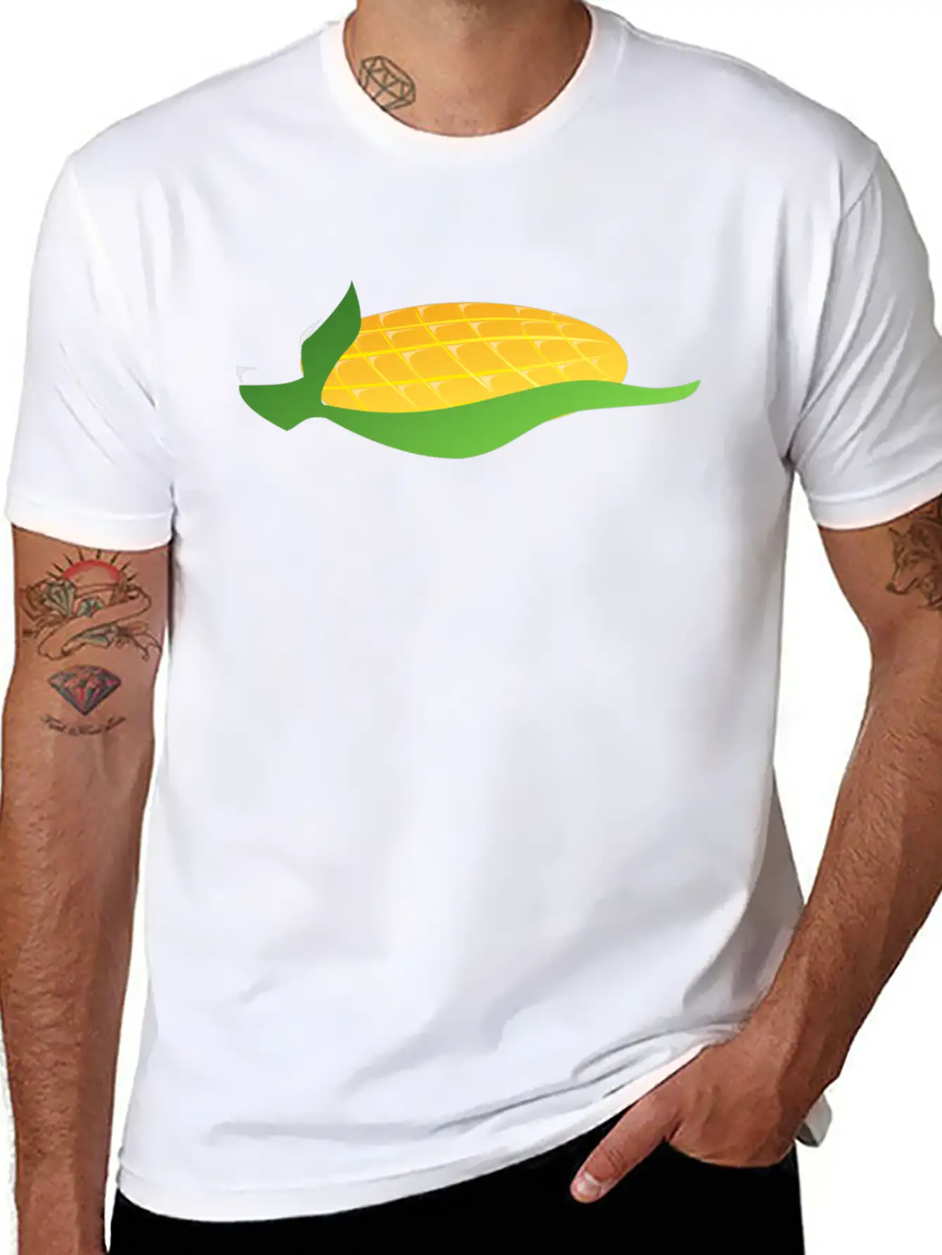 Corn Timeless Short Sleeve Tee – Comfy And Minimalist Design