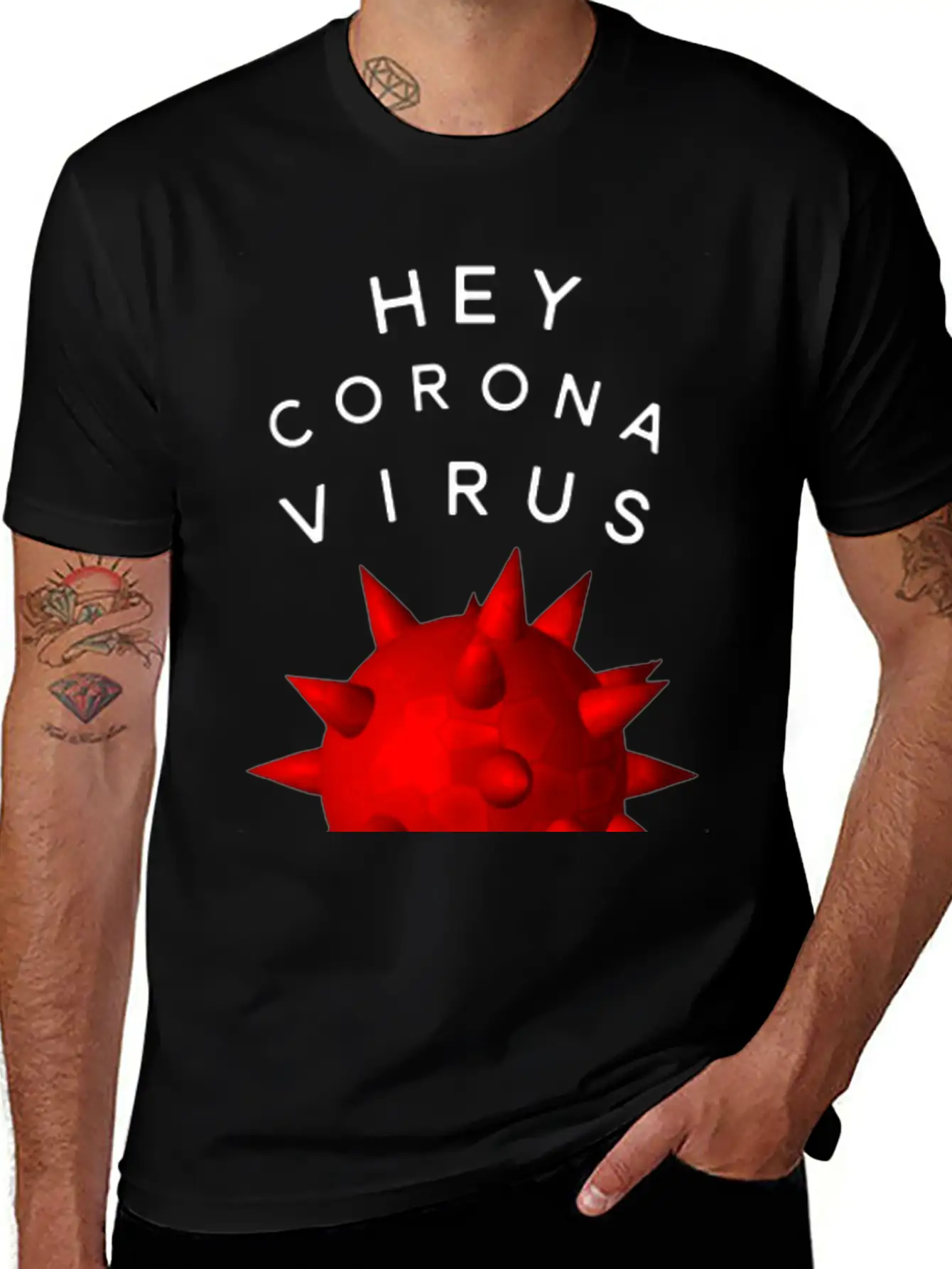 Corona Virus Stylish Everyday T-Shirt – Unisex Basic Cotton Tee