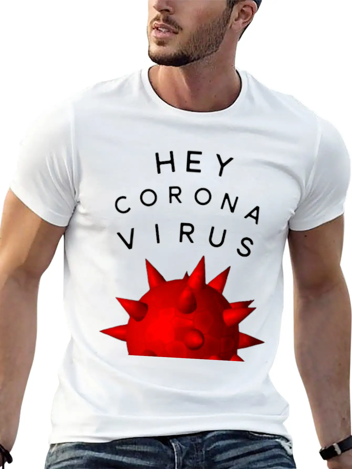 Corona Virus Stylish Everyday T-Shirt – Unisex Basic Cotton Tee