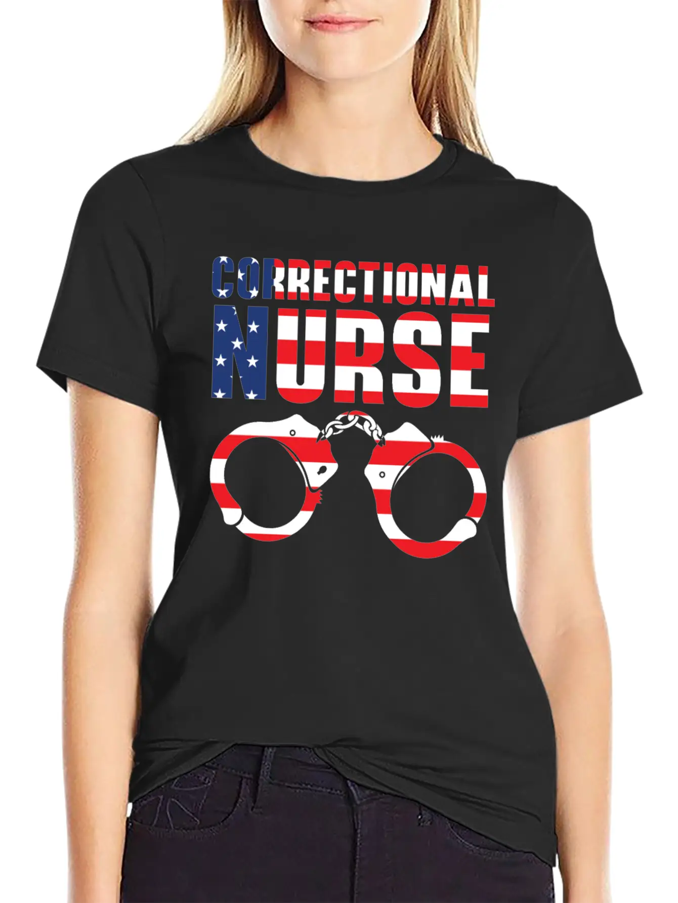 Correctional Nurse Medical Worker Prison Nurse USA Stylish Everyday T-Shirt – Unisex Basic Cotton Tee
