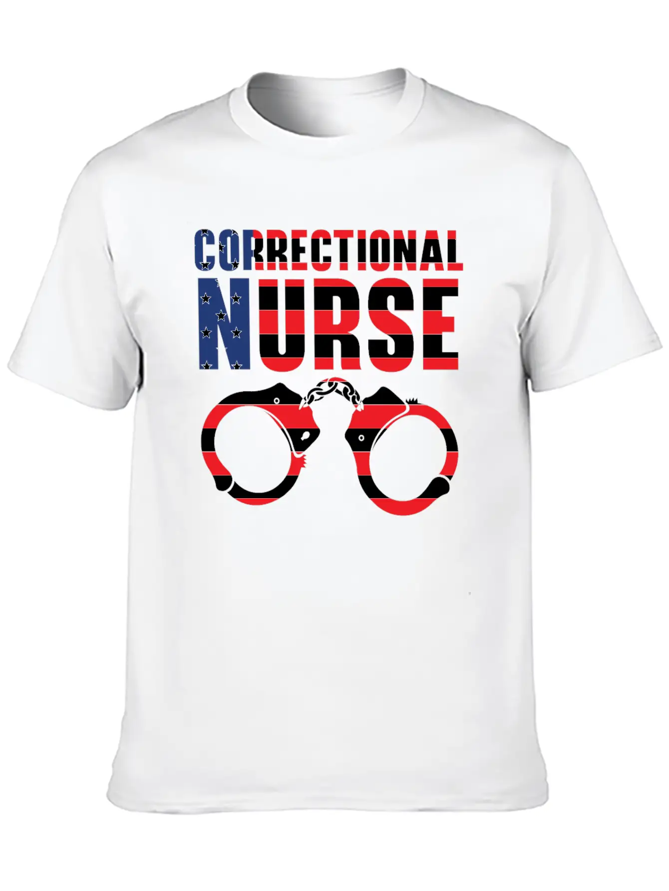 Correctional Nurse Medical Worker Prison Nurse USA Stylish Everyday T-Shirt – Unisex Basic Cotton Tee