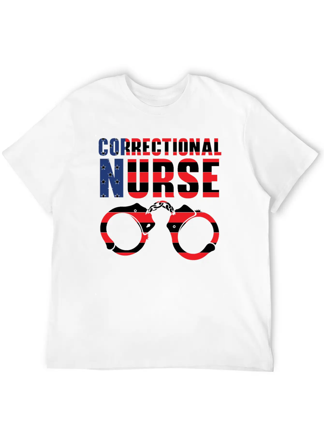 Correctional Nurse Medical Worker Prison Nurse USA Stylish Everyday T-Shirt – Unisex Basic Cotton Tee
