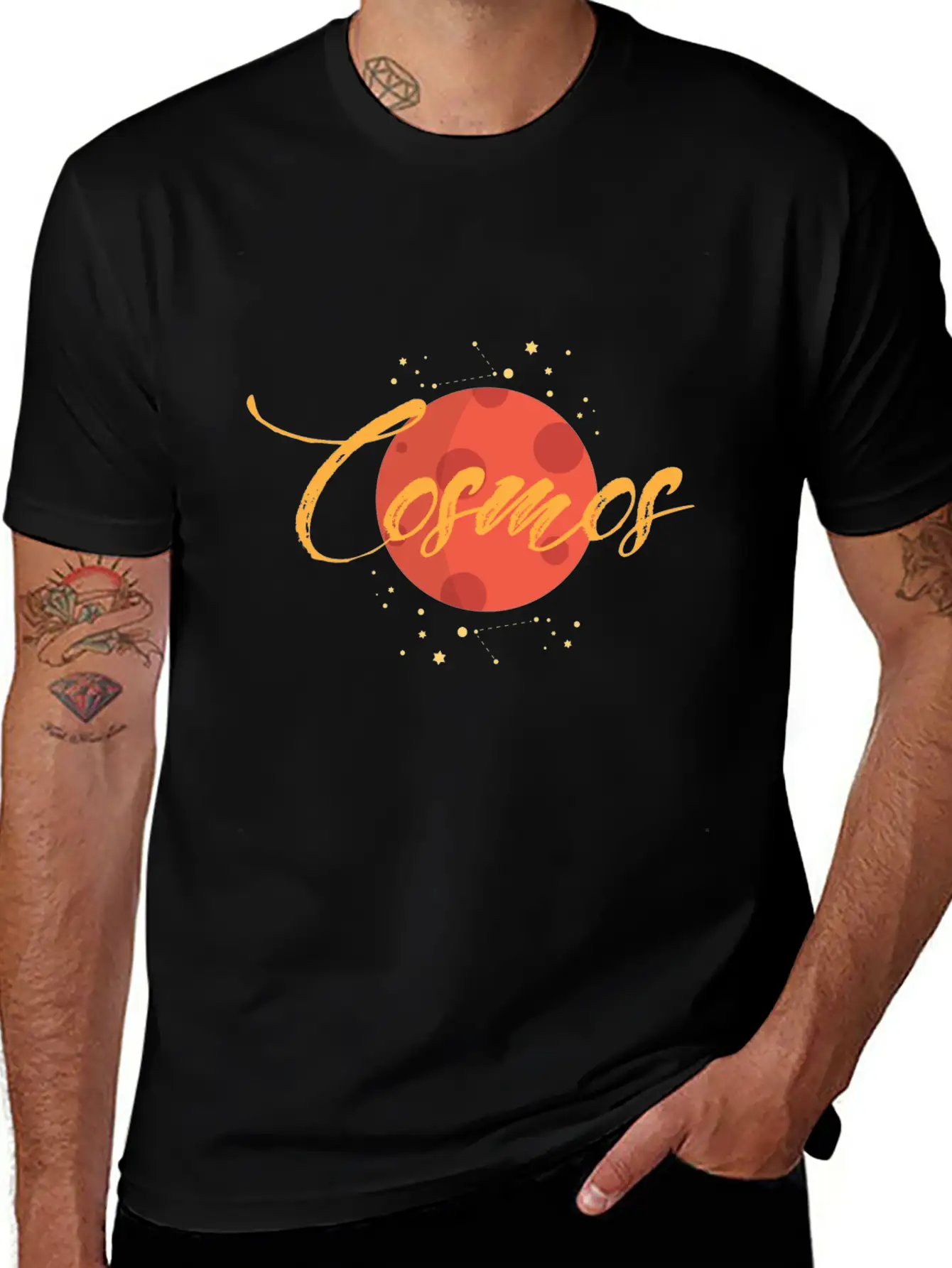 Cosmos Comfortable Minimalist Graphic Tee – Summer Style Essential