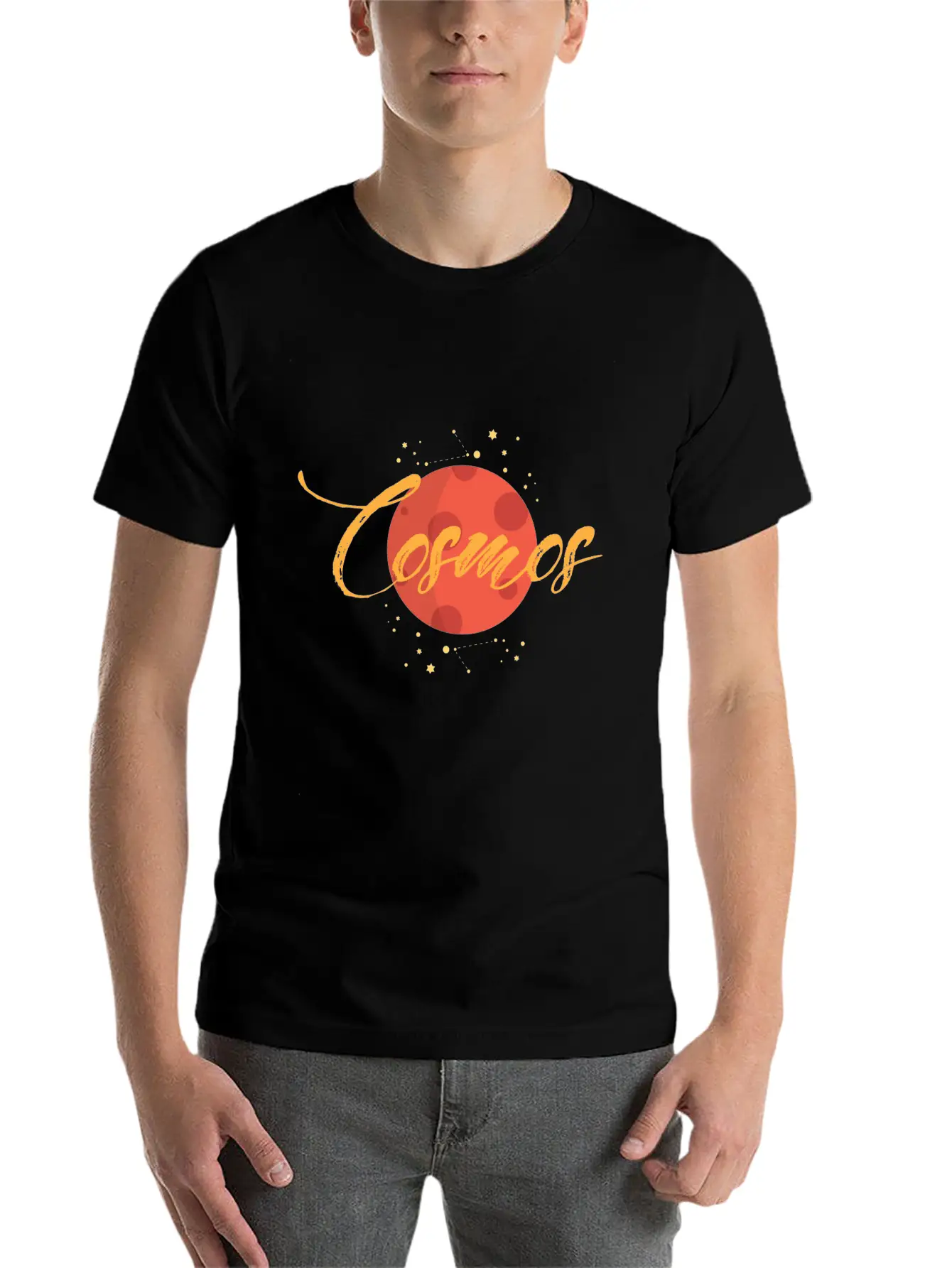 Cosmos Comfortable Minimalist Graphic Tee – Summer Style Essential