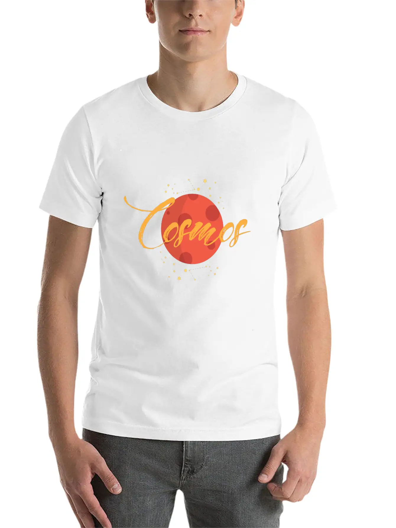 Cosmos Comfortable Minimalist Graphic Tee – Summer Style Essential