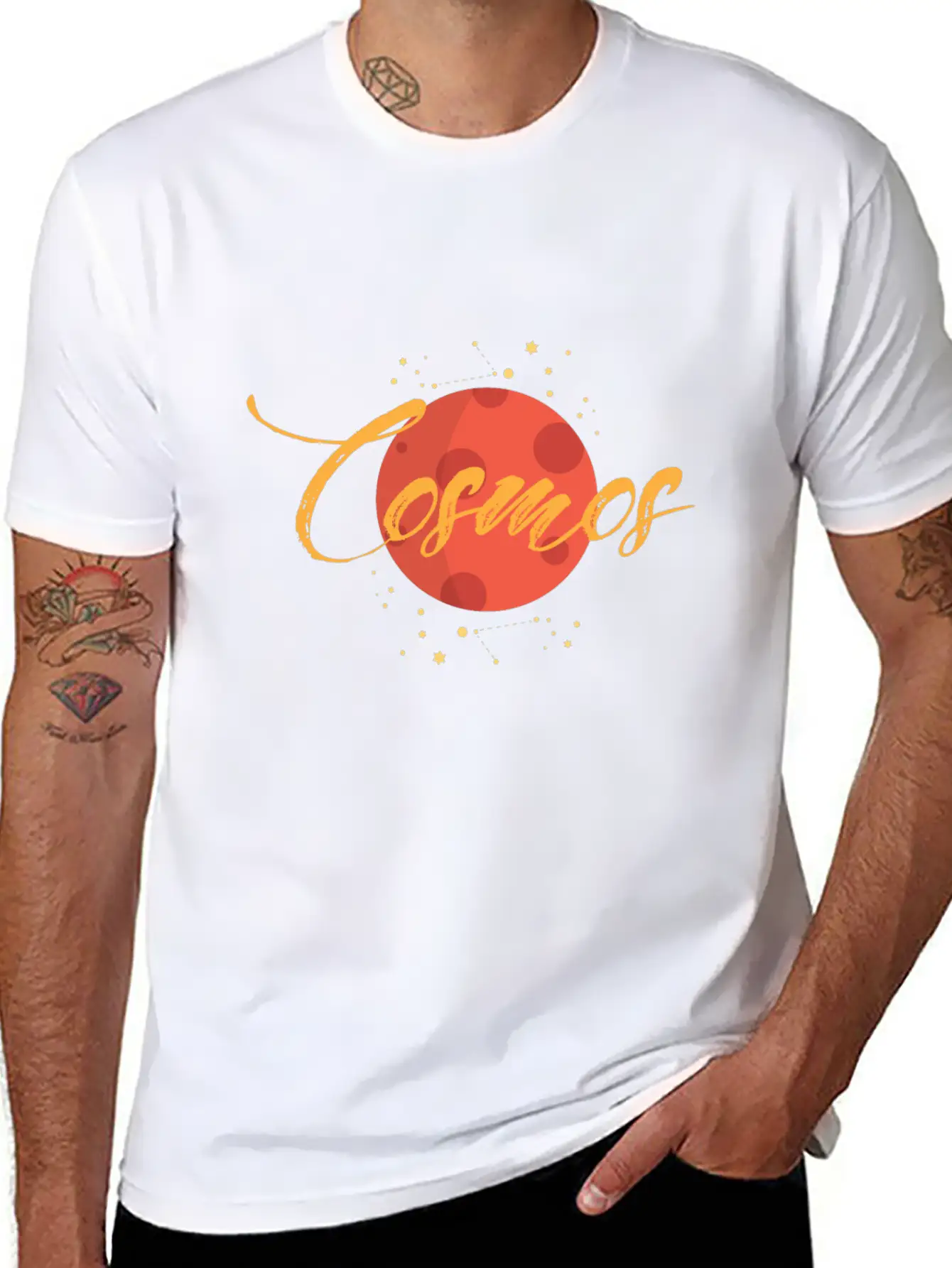 Cosmos Comfortable Minimalist Graphic Tee – Summer Style Essential