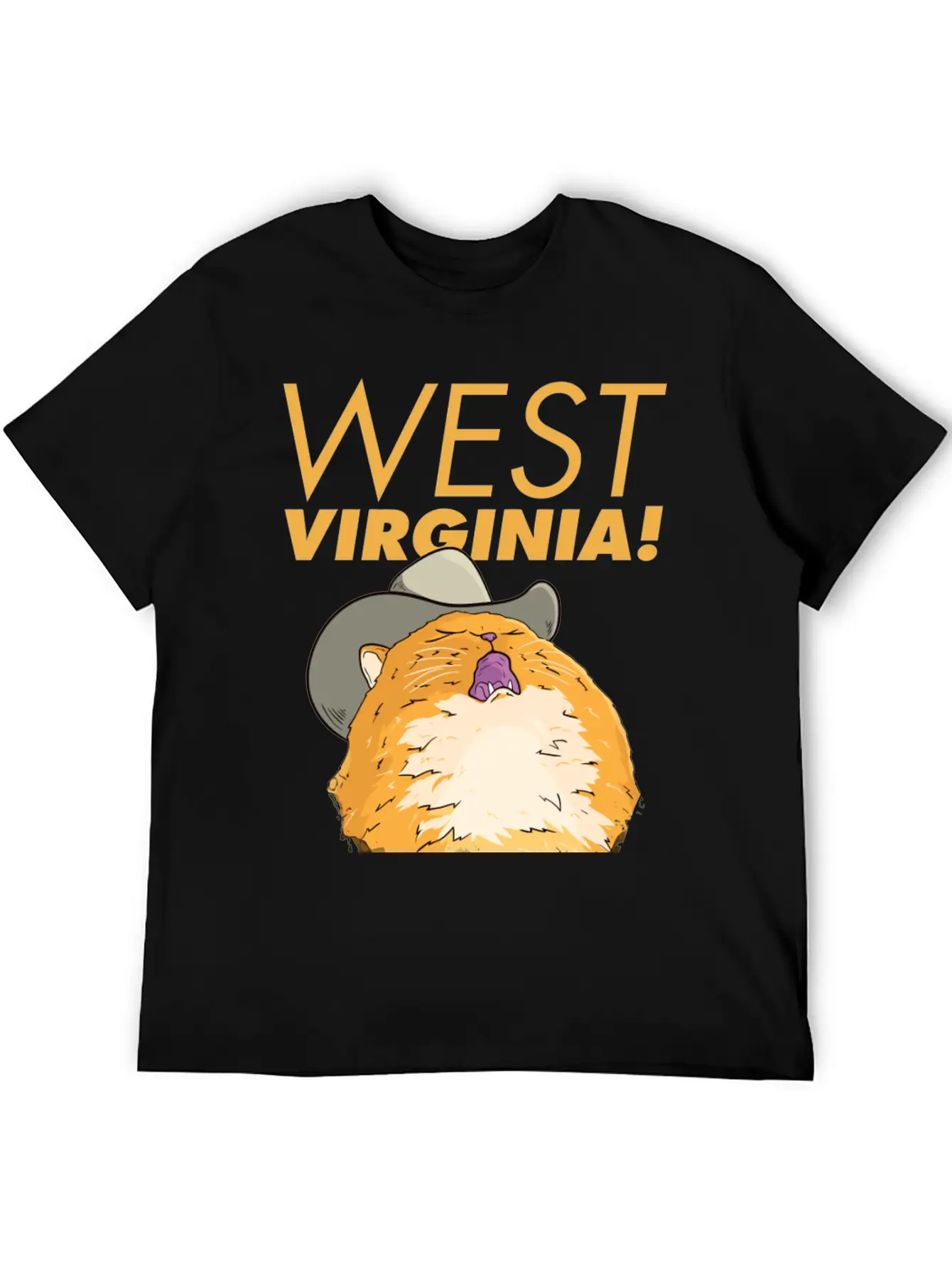 Country Cat Singing Meme Unisex Casual T-Shirt – Clean Design For Daily Comfort
