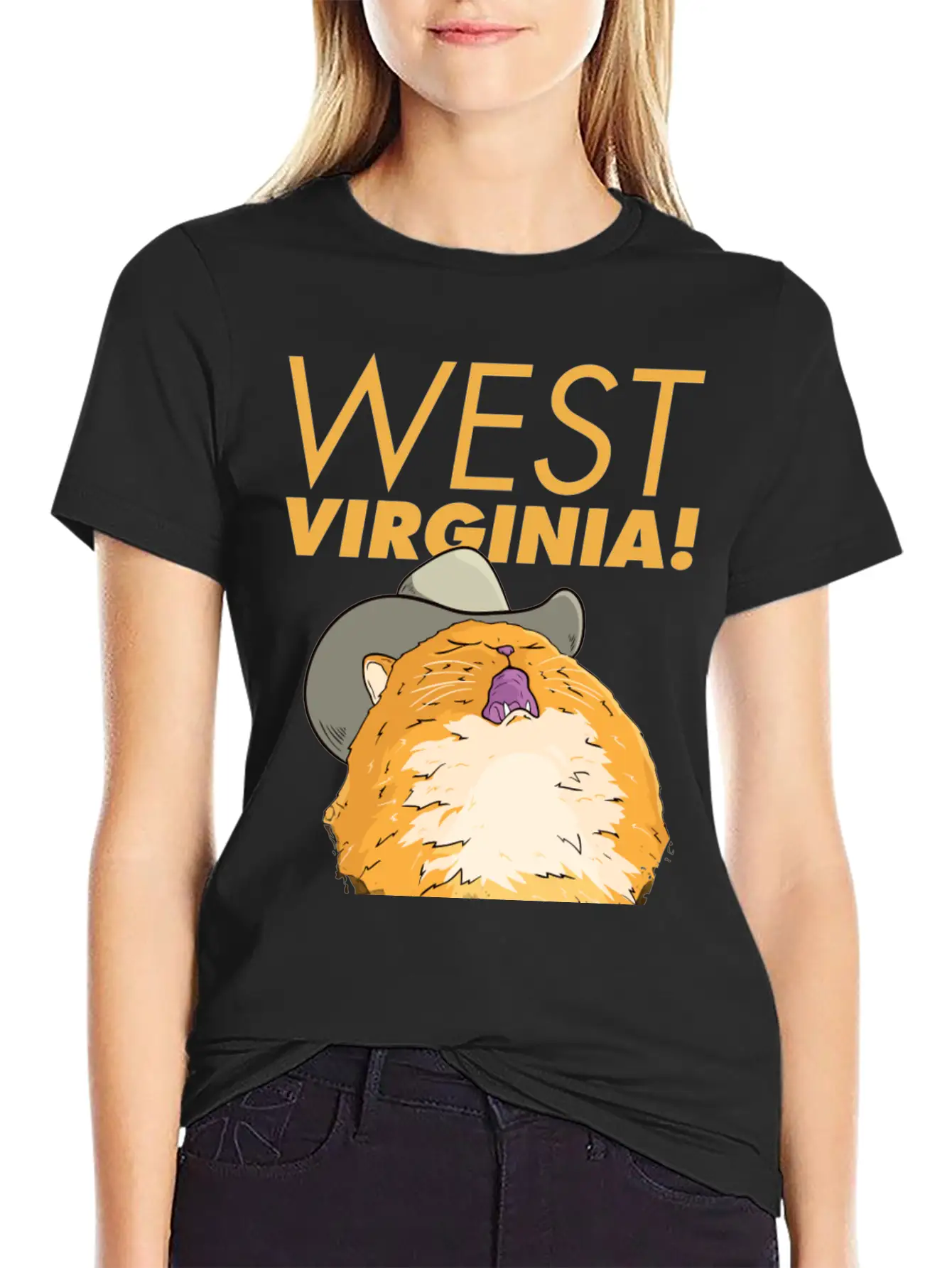 Country Cat Singing Meme Unisex Casual T-Shirt – Clean Design For Daily Comfort