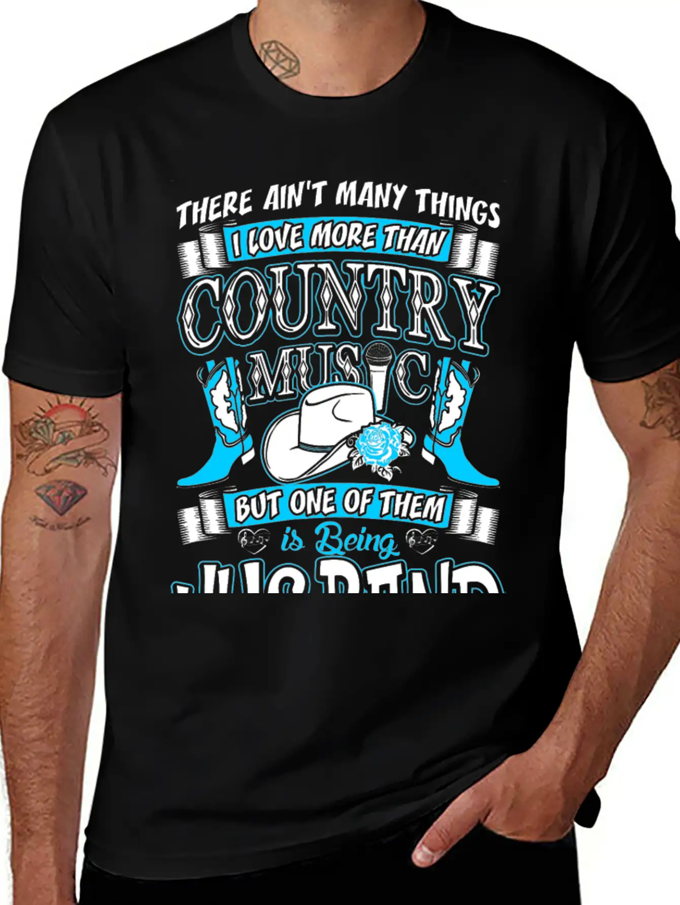 Country Music Husband Stylish Everyday T-Shirt – Unisex Basic Cotton Tee