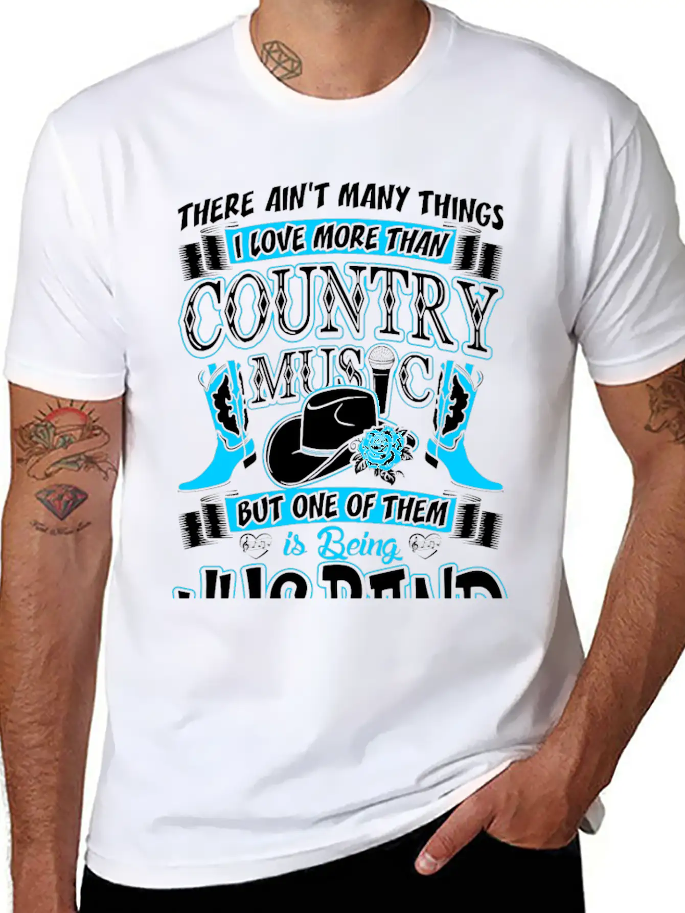 Country Music Husband Stylish Everyday T-Shirt – Unisex Basic Cotton Tee