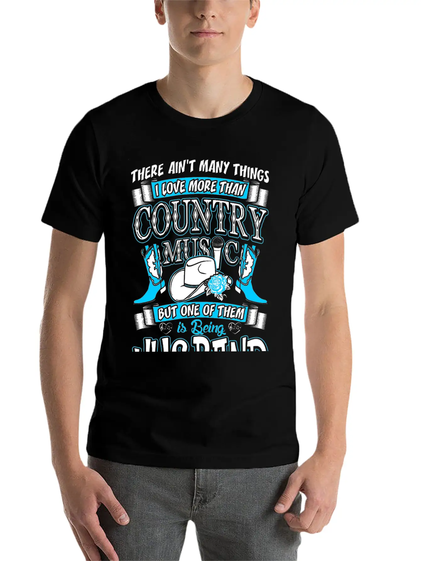 Country Music Husband Stylish Everyday T-Shirt – Unisex Basic Cotton Tee