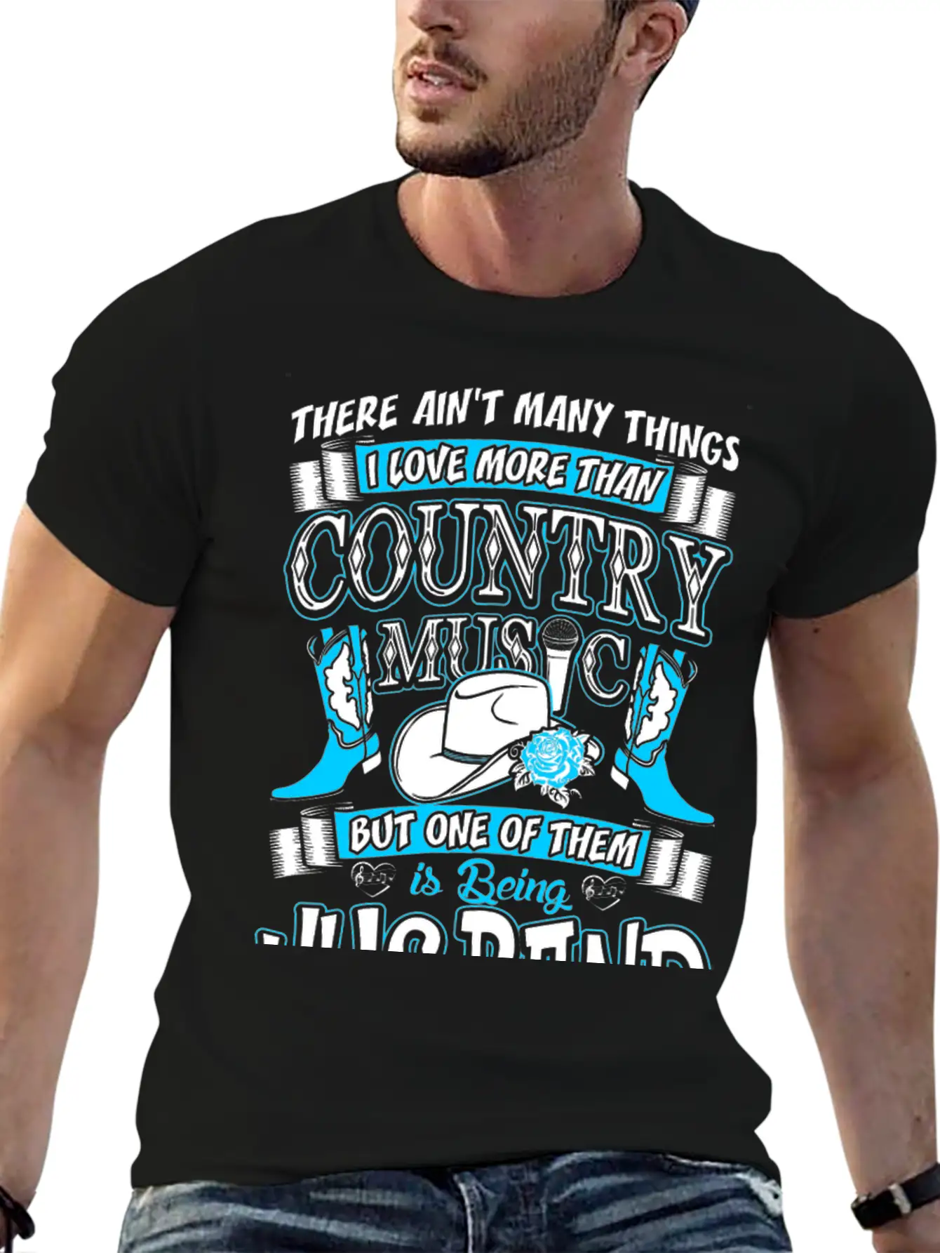 Country Music Husband Stylish Everyday T-Shirt – Unisex Basic Cotton Tee