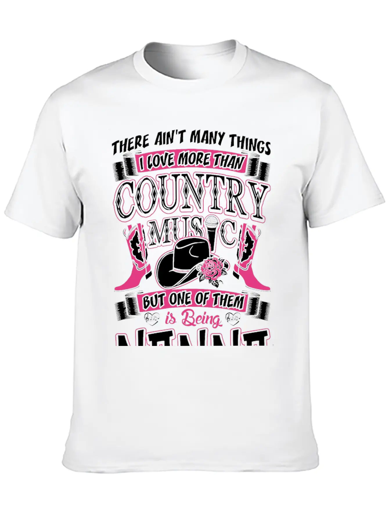Country Music Nanna Timeless Short Sleeve Tee – Comfy And Minimalist Design
