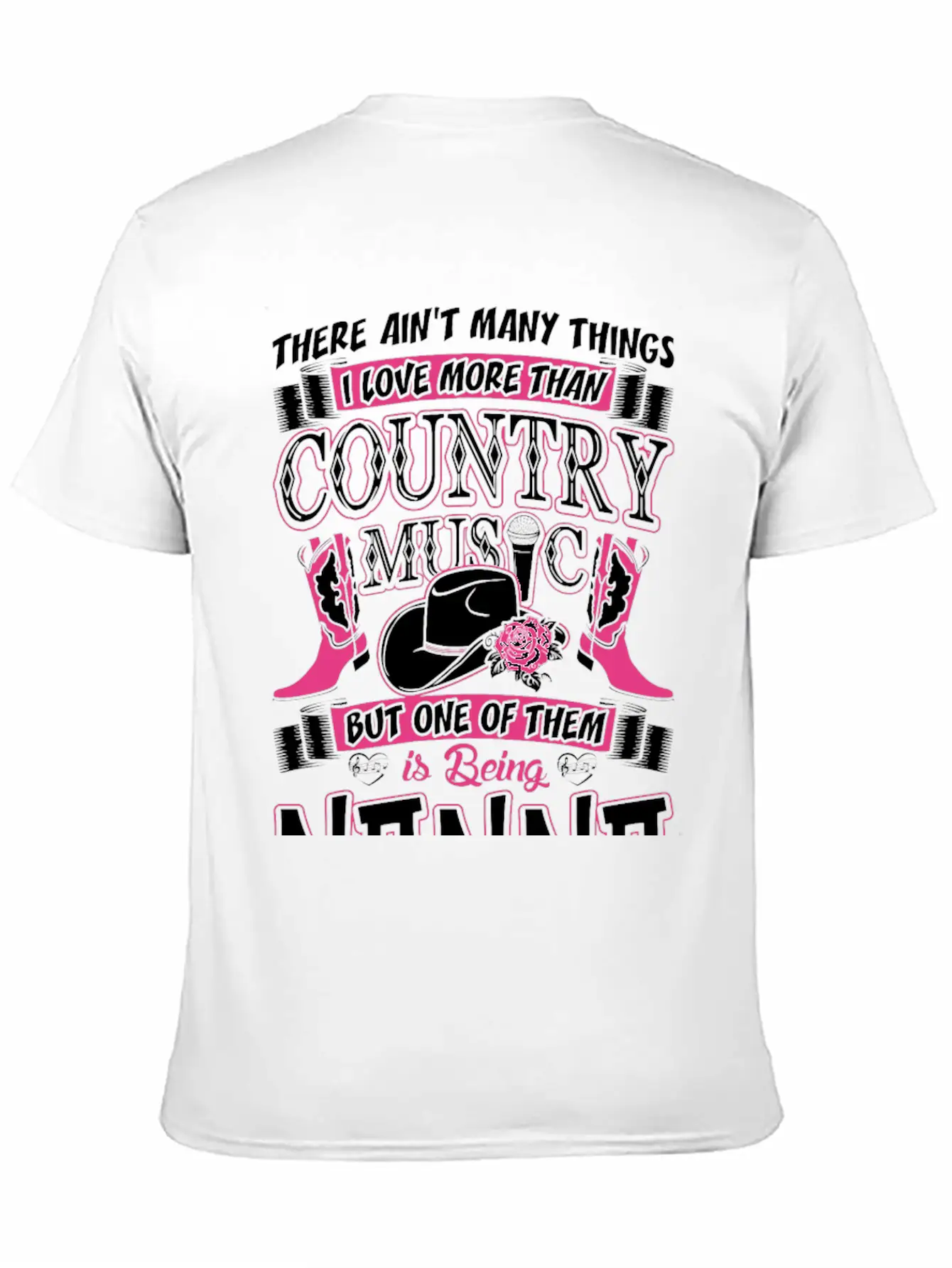 Country Music Nanna Timeless Short Sleeve Tee – Comfy And Minimalist Design