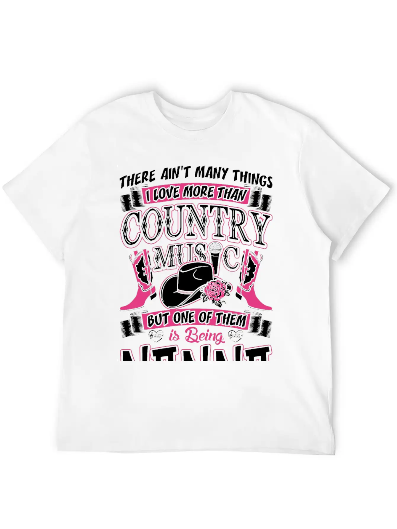 Country Music Nanna Timeless Short Sleeve Tee – Comfy And Minimalist Design