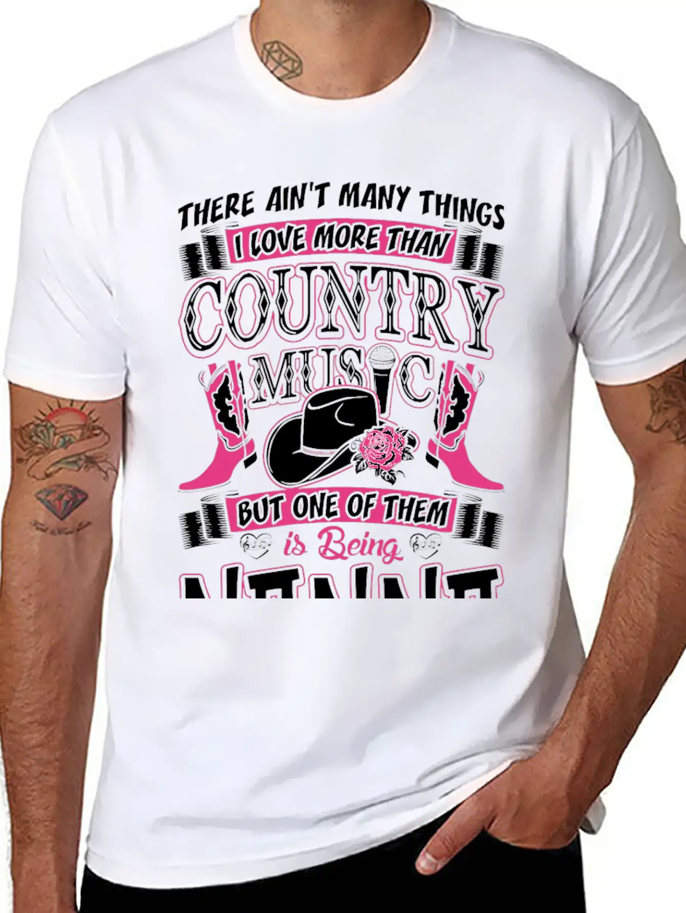 Country Music Nanna Timeless Short Sleeve Tee – Comfy And Minimalist Design