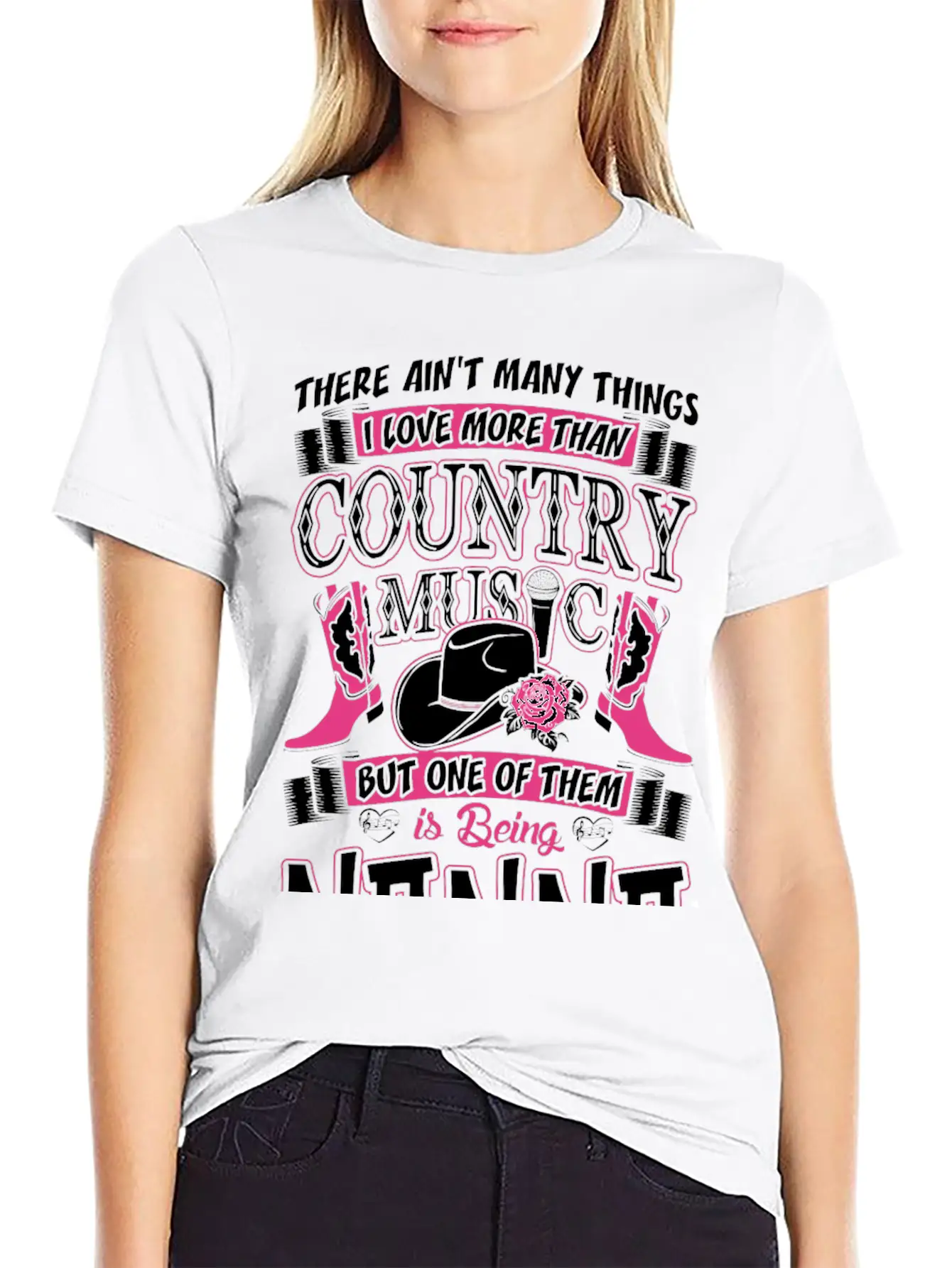 Country Music Nanna Timeless Short Sleeve Tee – Comfy And Minimalist Design