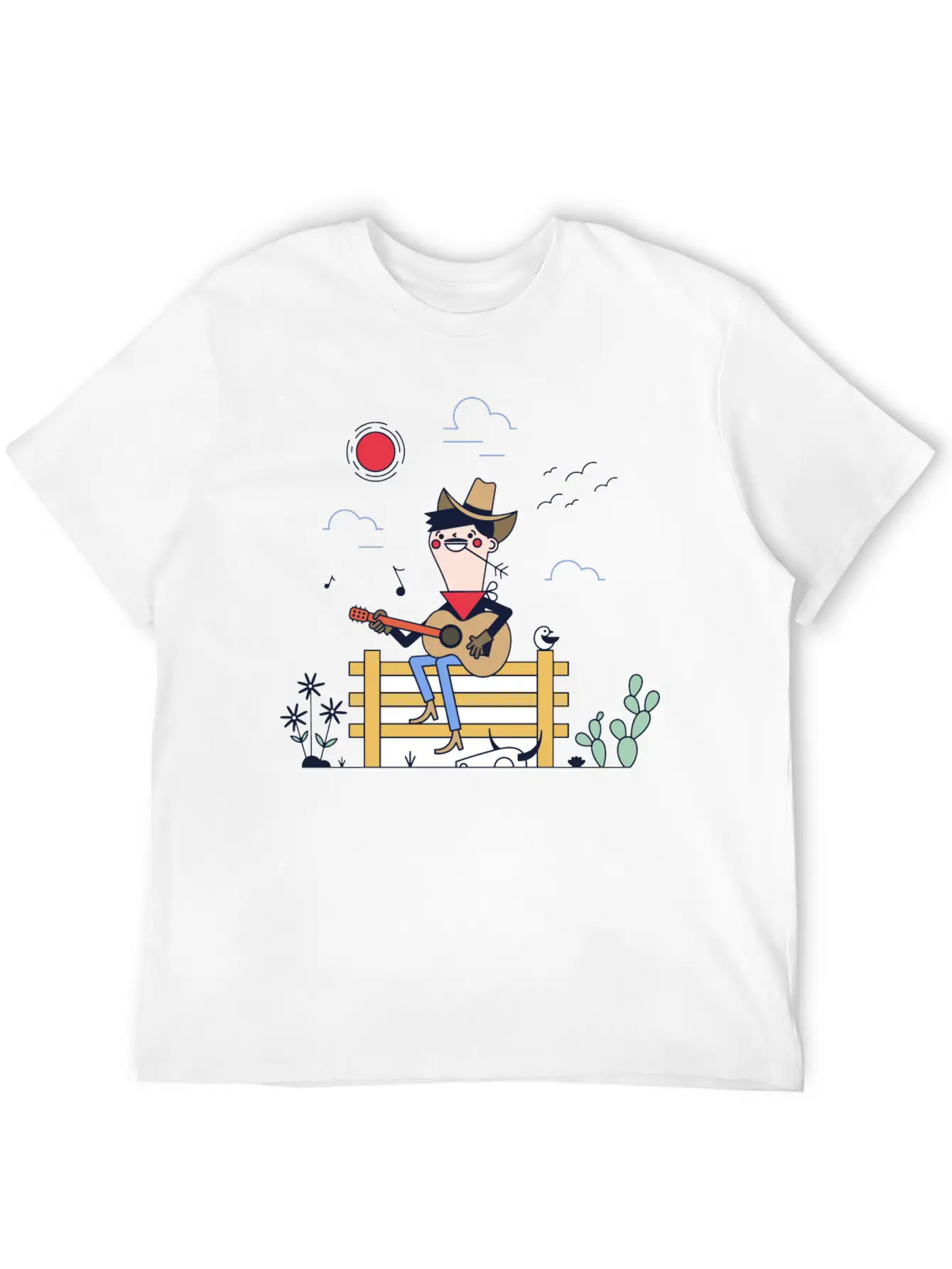 Country Singer Unisex Short Sleeve Soft Cotton T-Shirt – Casual Everyday Wear