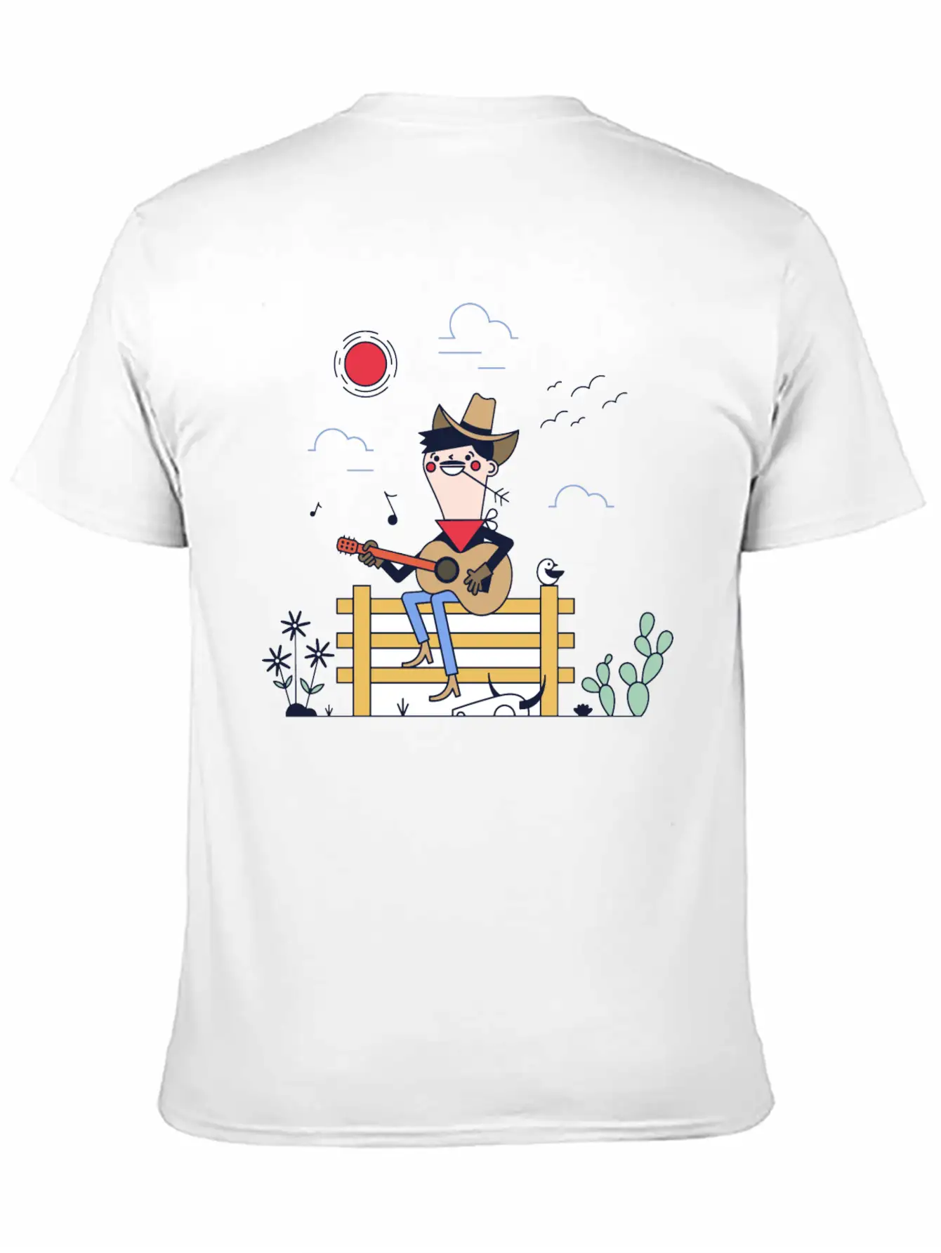 Country Singer Unisex Short Sleeve Soft Cotton T-Shirt – Casual Everyday Wear