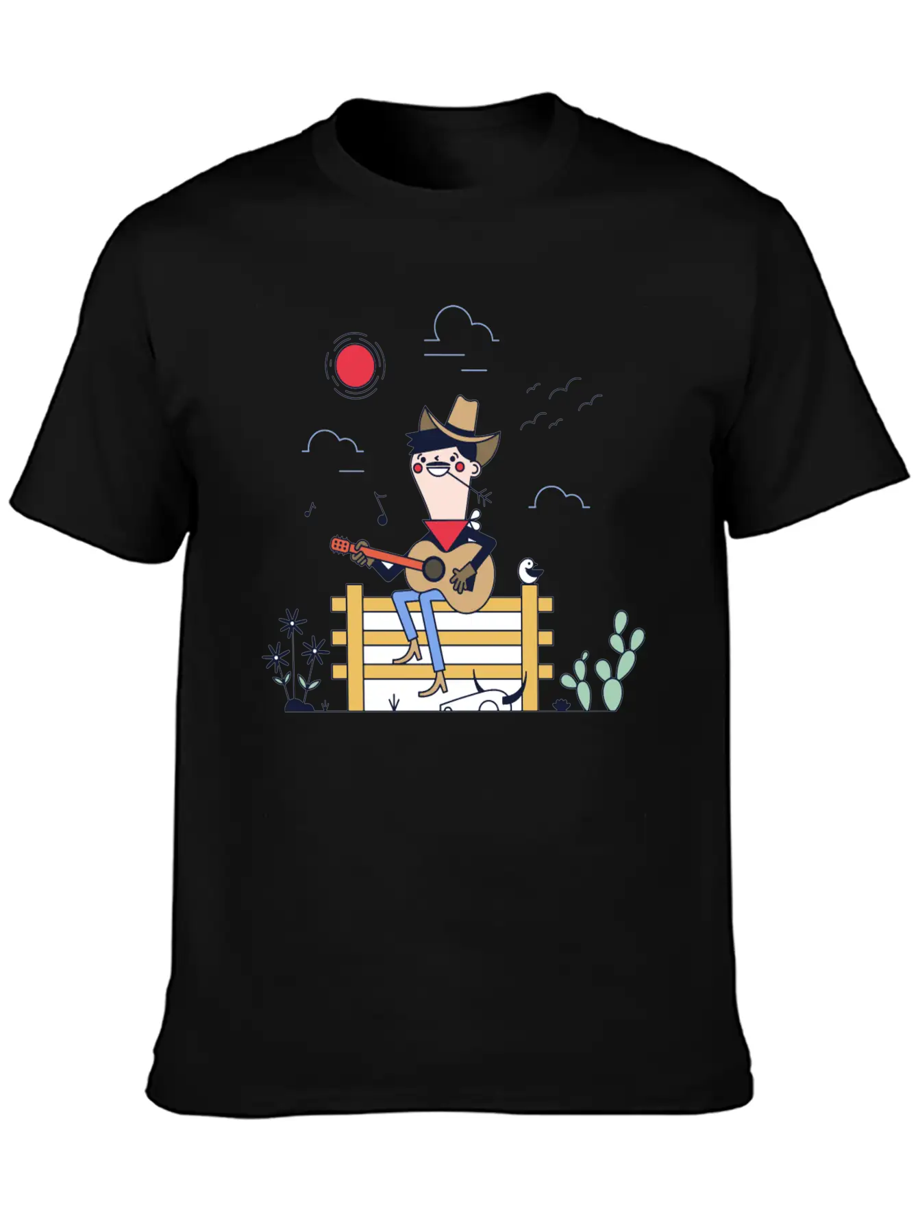 Country Singer Unisex Short Sleeve Soft Cotton T-Shirt – Casual Everyday Wear