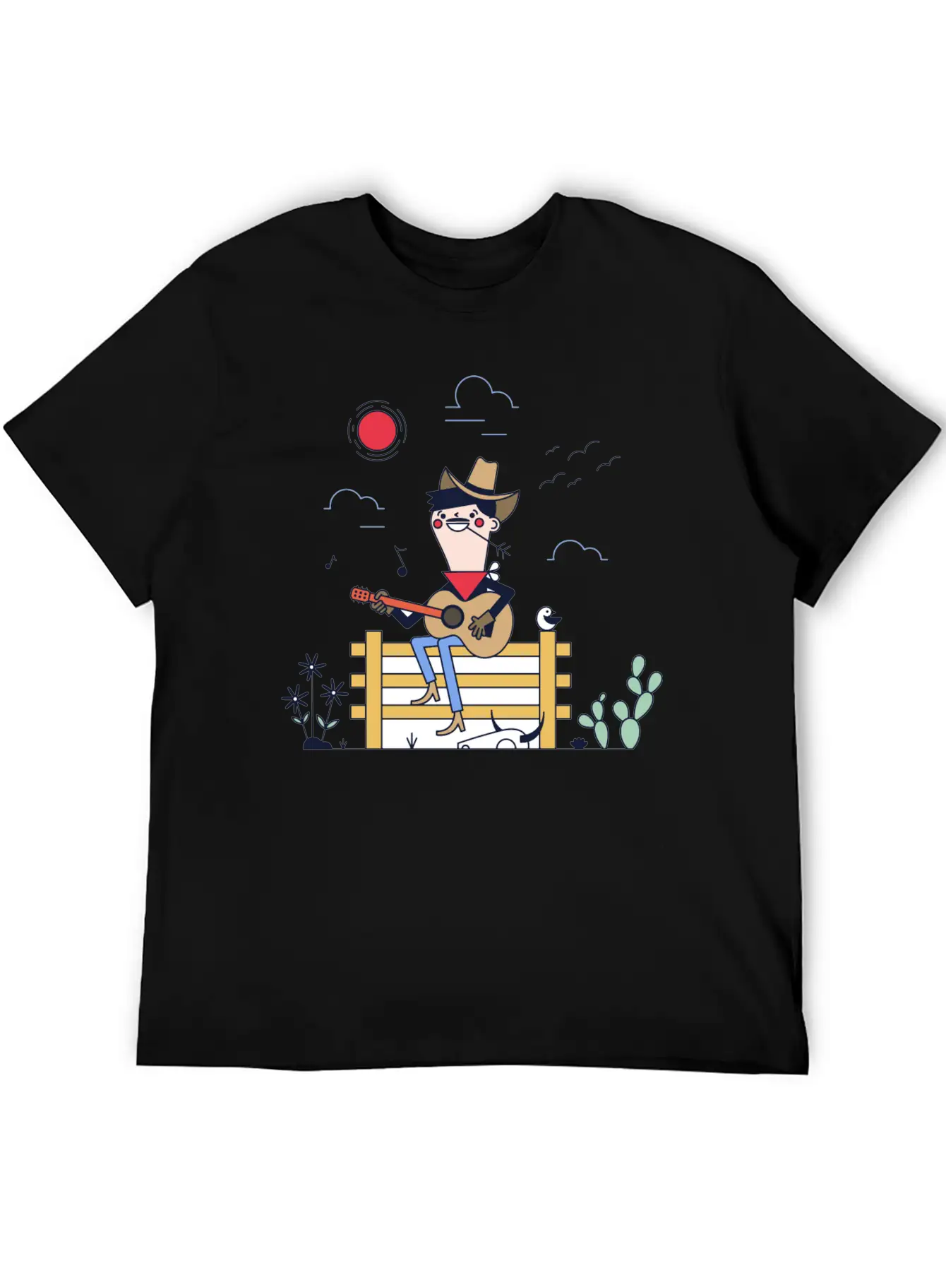 Country Singer Unisex Short Sleeve Soft Cotton T-Shirt – Casual Everyday Wear
