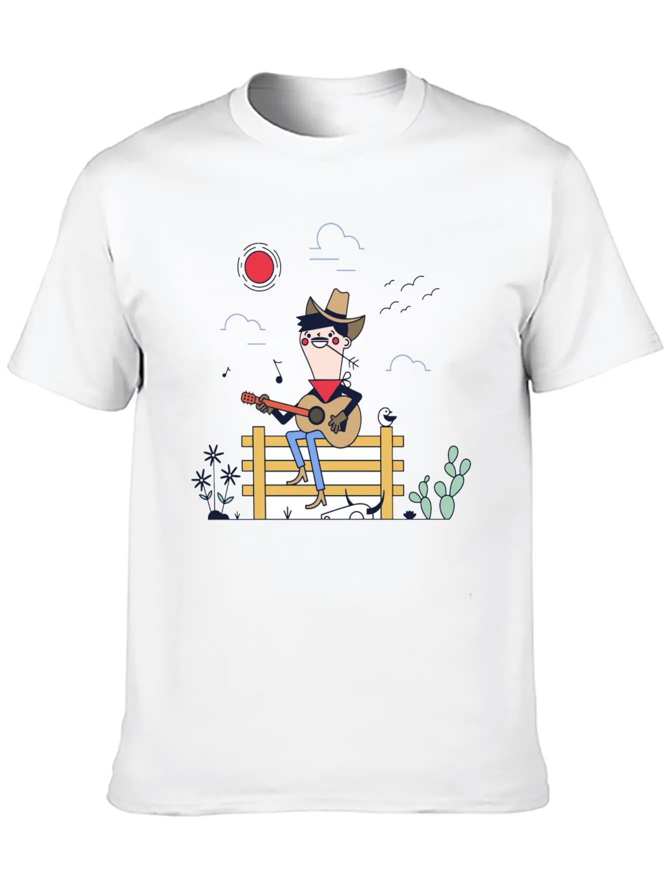 Country Singer Unisex Short Sleeve Soft Cotton T-Shirt – Casual Everyday Wear