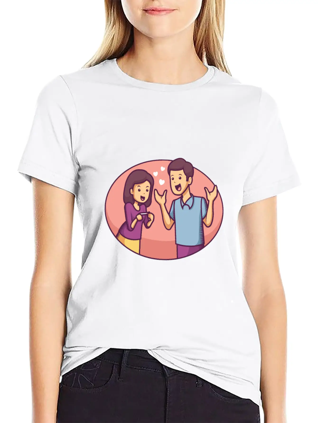 Couple Expecting Pregnancy Stylish Everyday T-Shirt – Unisex Basic Cotton Tee