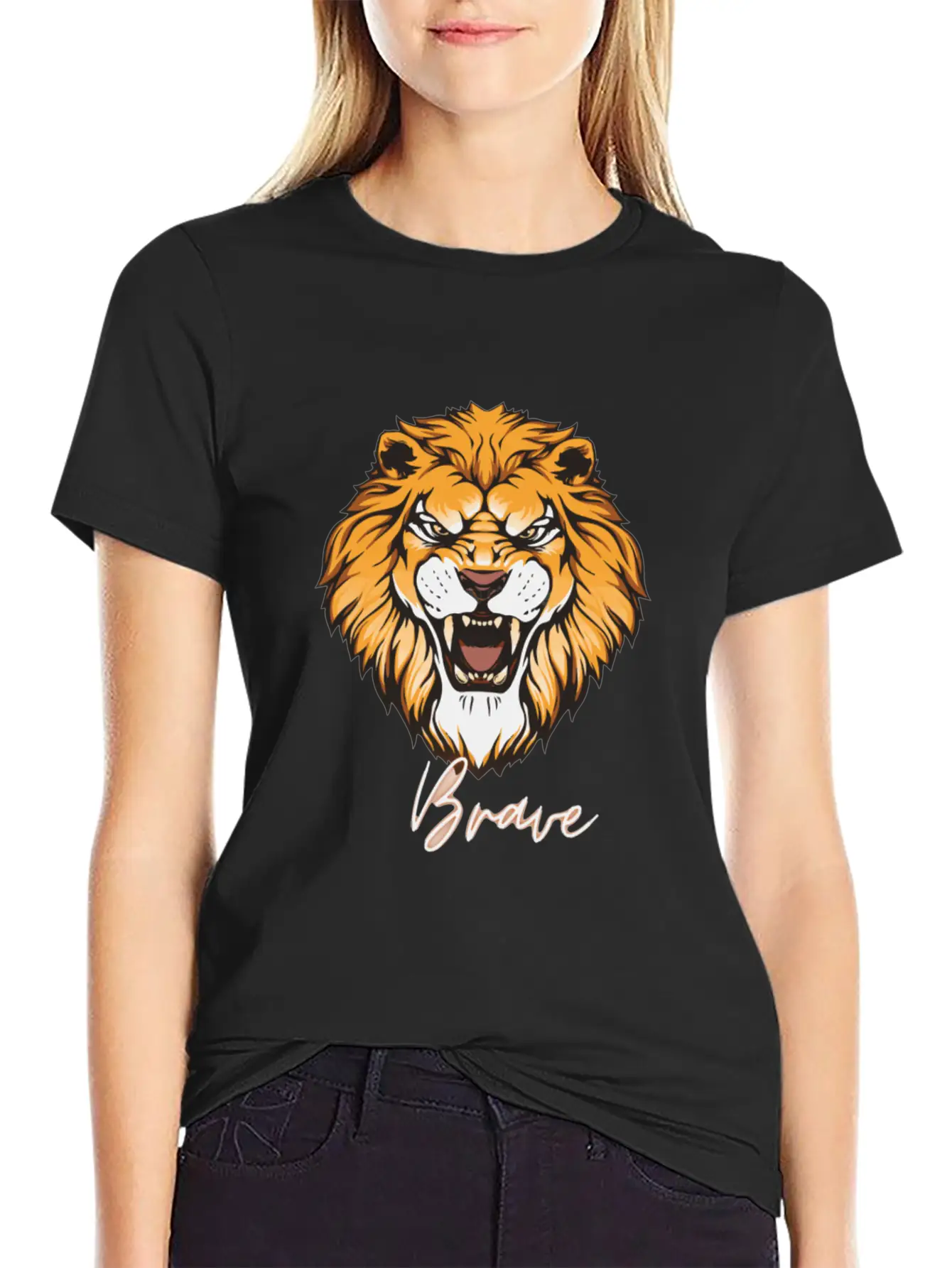 Courage Unisex Short Sleeve Soft Cotton T-Shirt – Casual Everyday Wear
