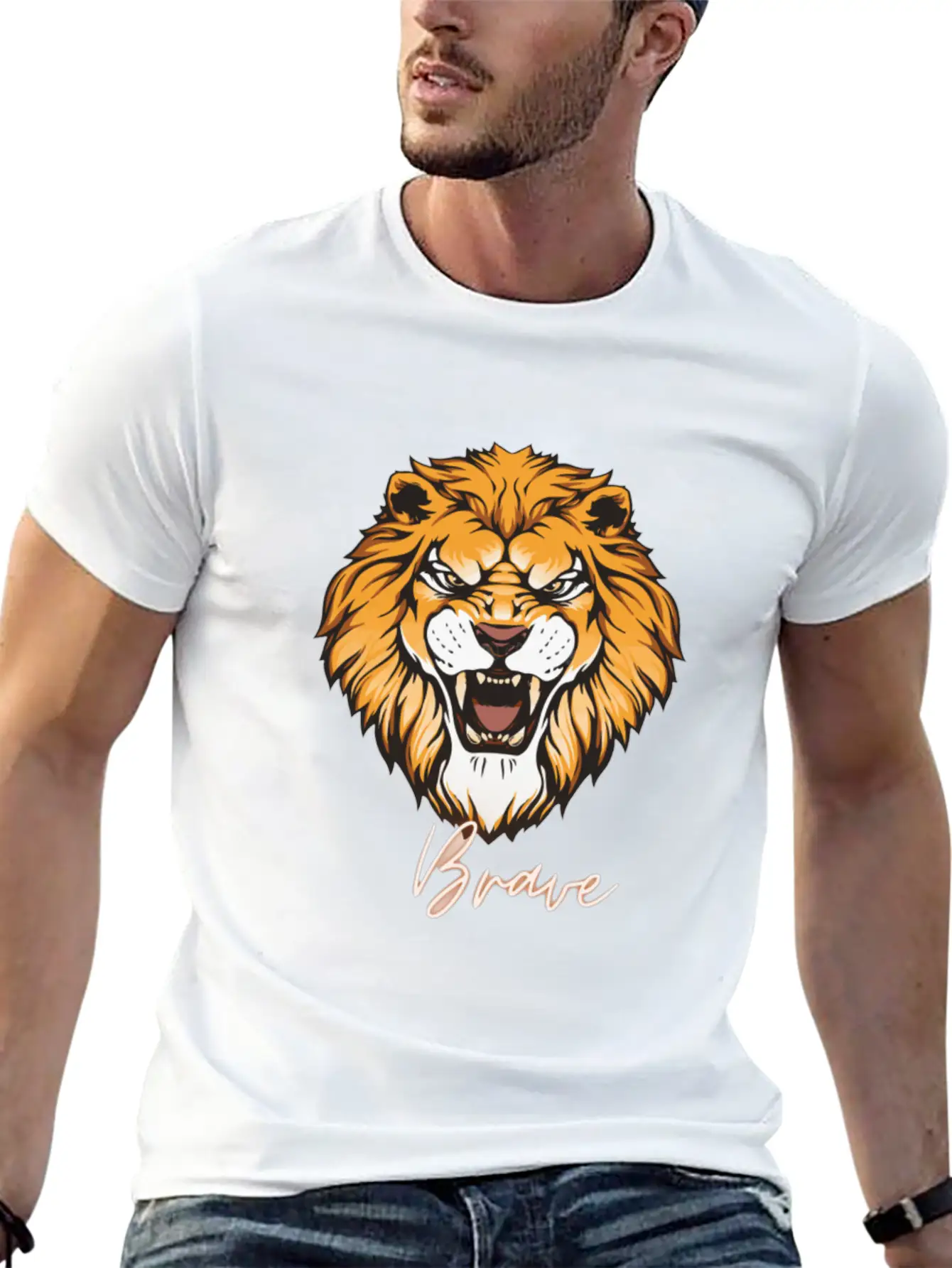 Courage Unisex Short Sleeve Soft Cotton T-Shirt – Casual Everyday Wear