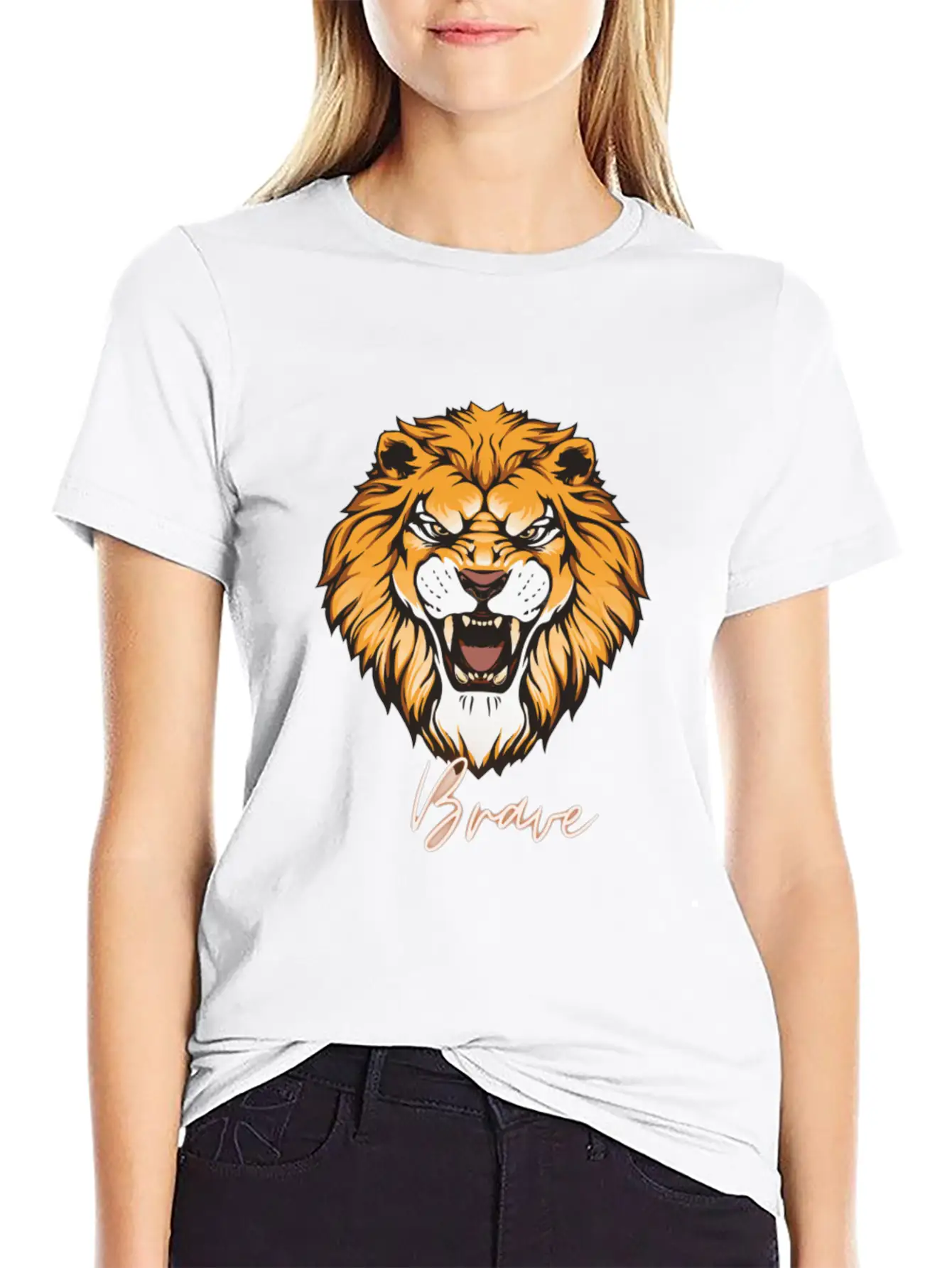 Courage Unisex Short Sleeve Soft Cotton T-Shirt – Casual Everyday Wear
