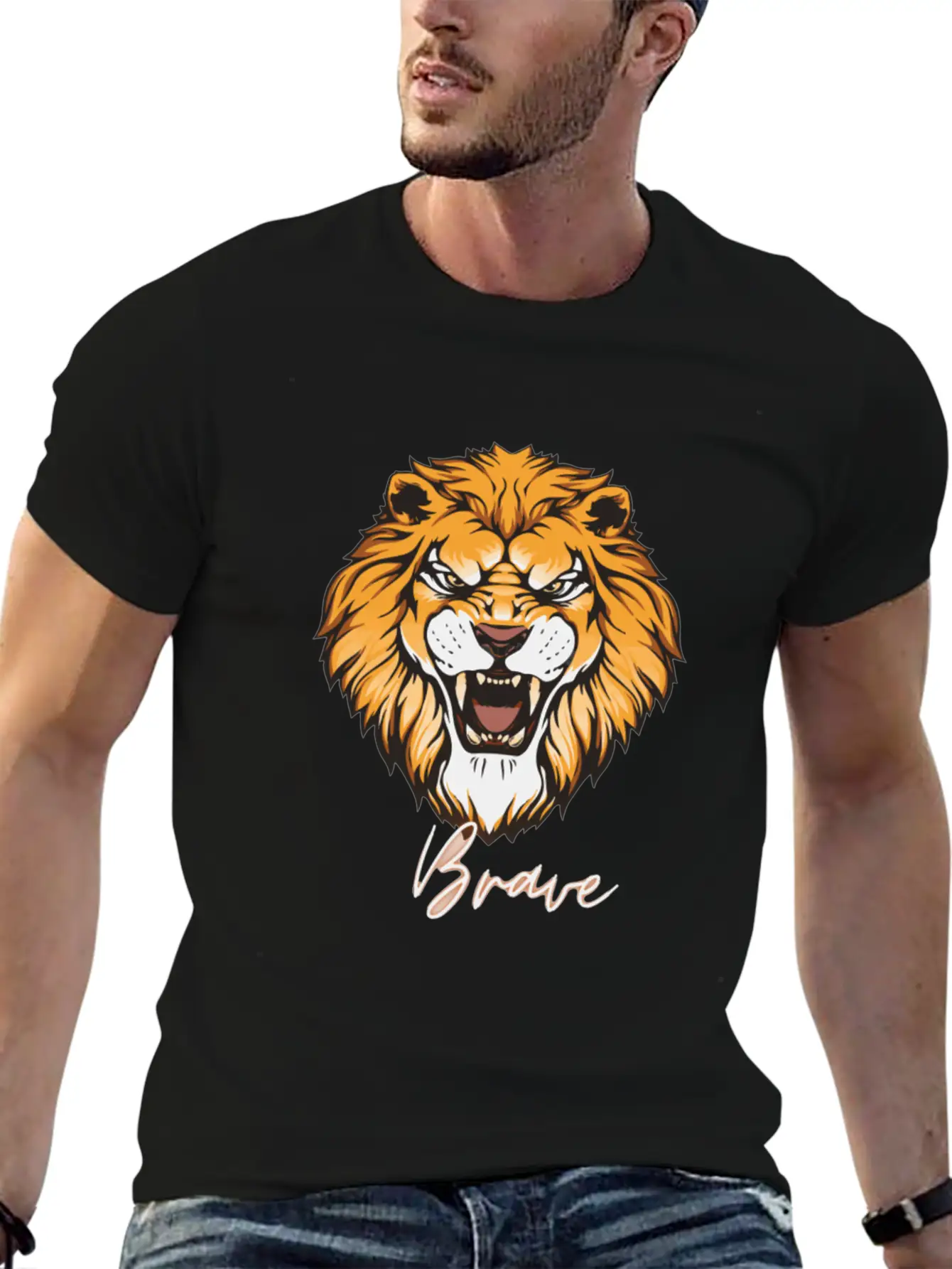 Courage Unisex Short Sleeve Soft Cotton T-Shirt – Casual Everyday Wear