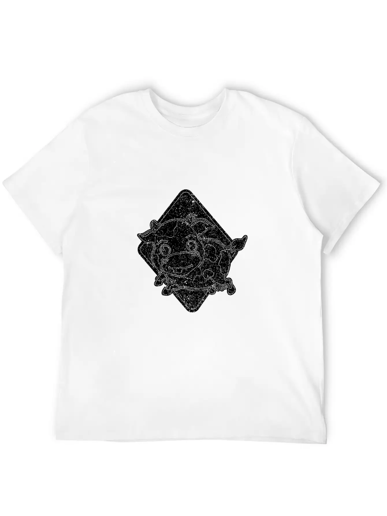 Cow Bull Animal Unisex Short Sleeve Soft Cotton T-Shirt – Casual Everyday Wear