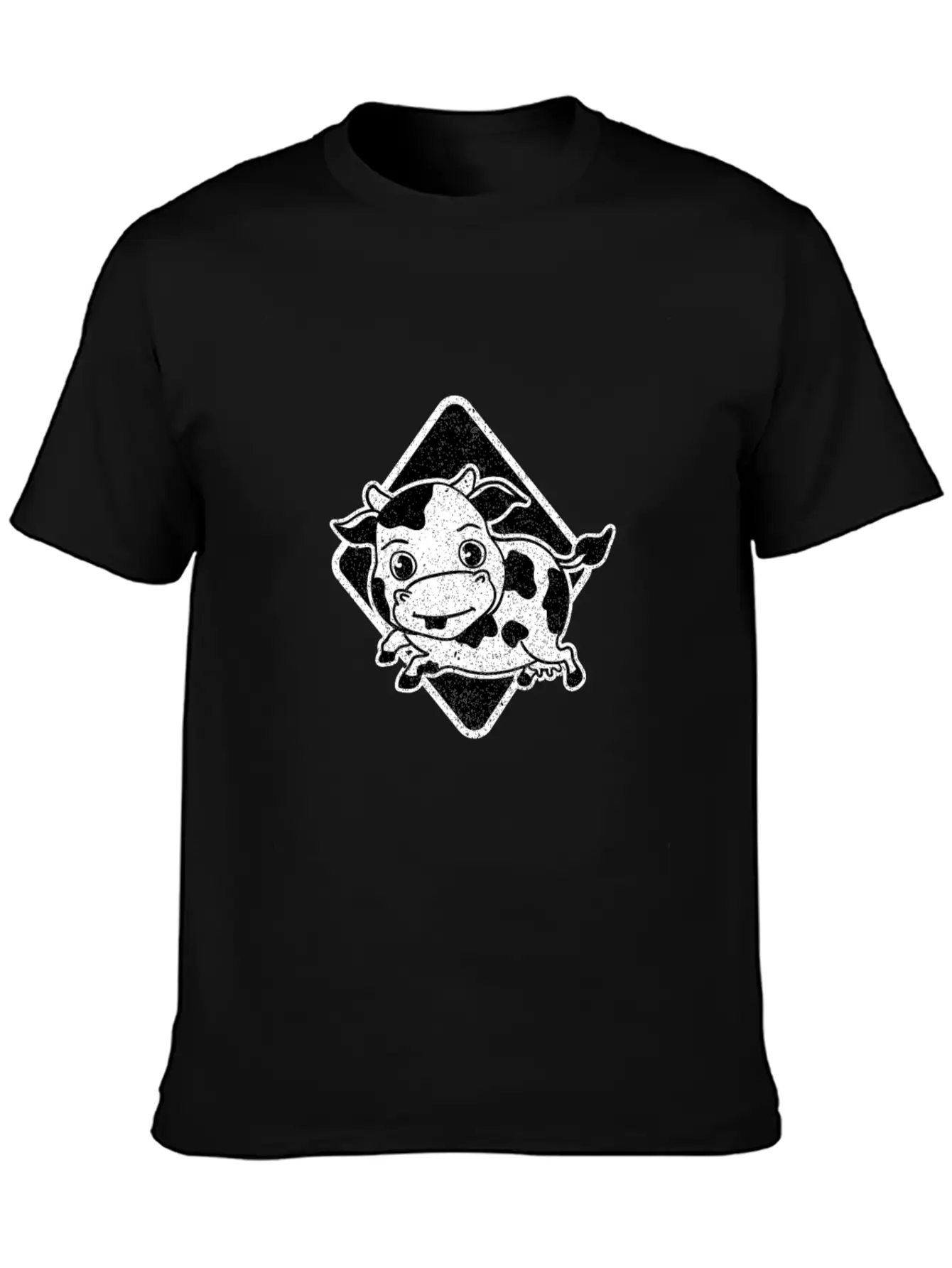 Cow Bull Animal Unisex Short Sleeve Soft Cotton T-Shirt – Casual Everyday Wear