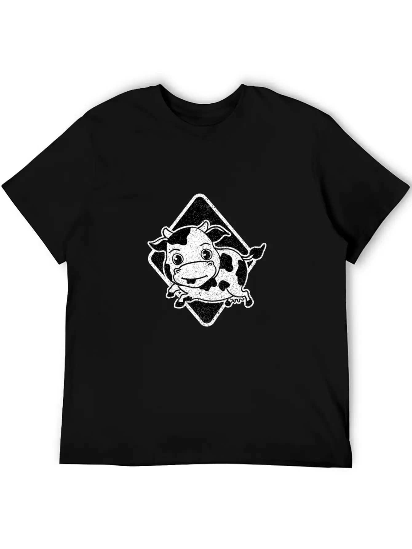 Cow Bull Animal Unisex Short Sleeve Soft Cotton T-Shirt – Casual Everyday Wear