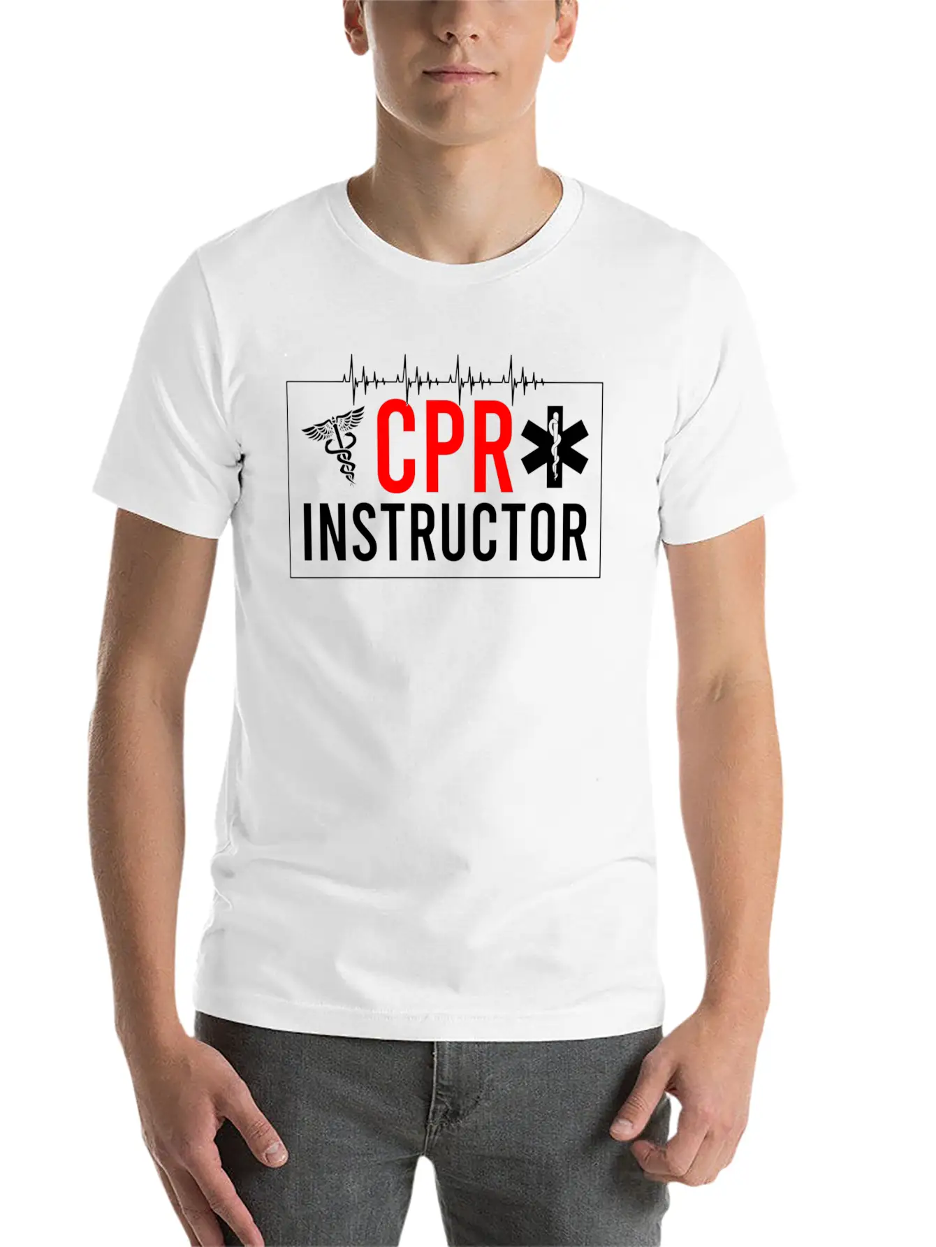 Cpr Instructor Cpr Trainer Cpr Instructors Timeless Short Sleeve Tee – Comfy And Minimalist Design