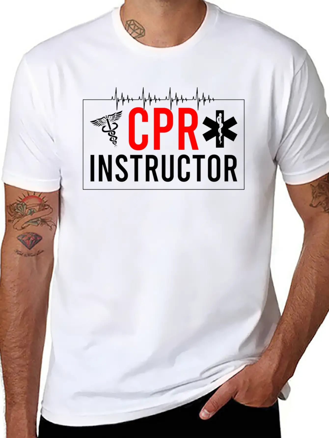 Cpr Instructor Cpr Trainer Cpr Instructors Timeless Short Sleeve Tee – Comfy And Minimalist Design