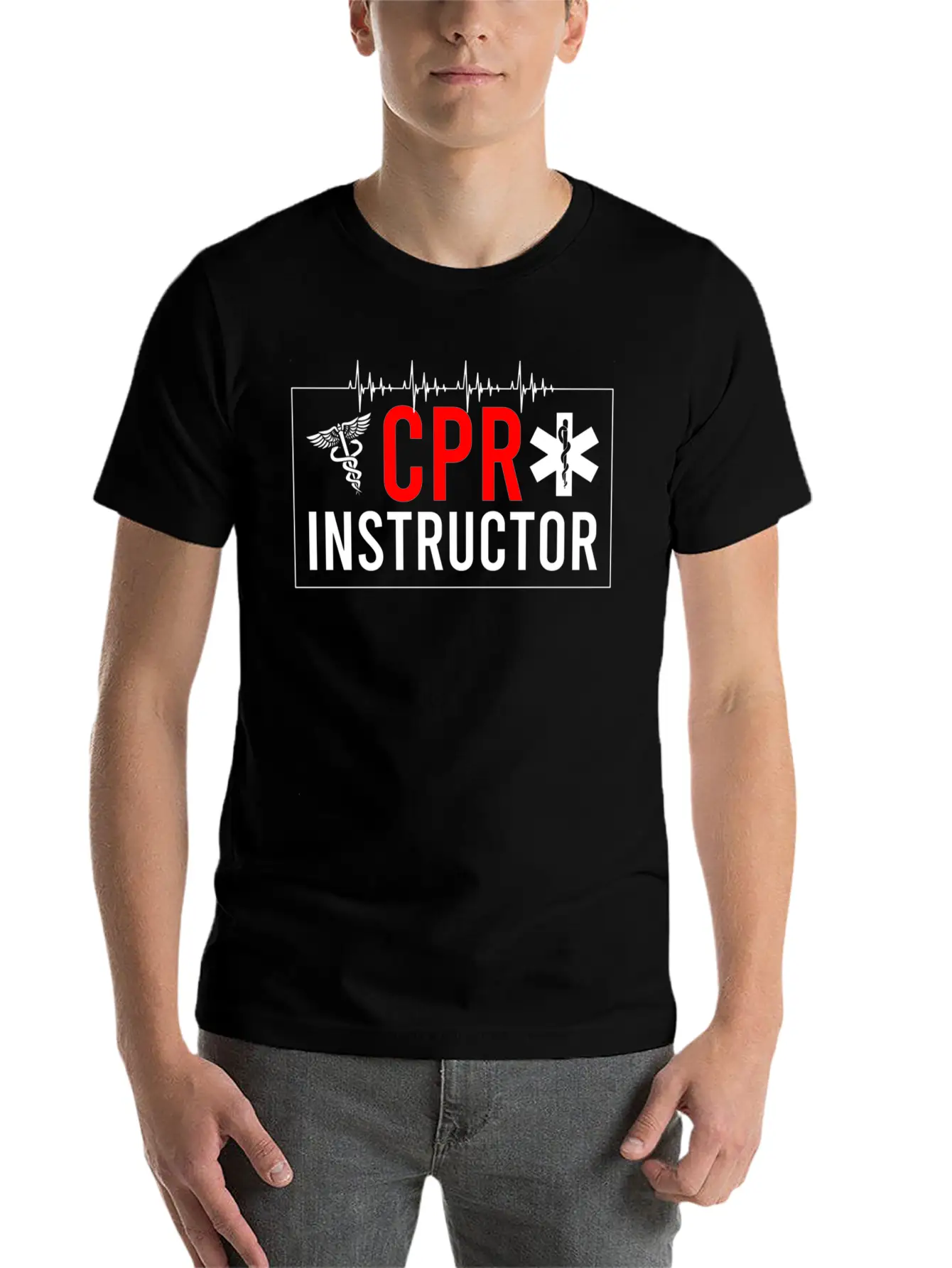 Cpr Instructor Cpr Trainer Cpr Instructors Timeless Short Sleeve Tee – Comfy And Minimalist Design