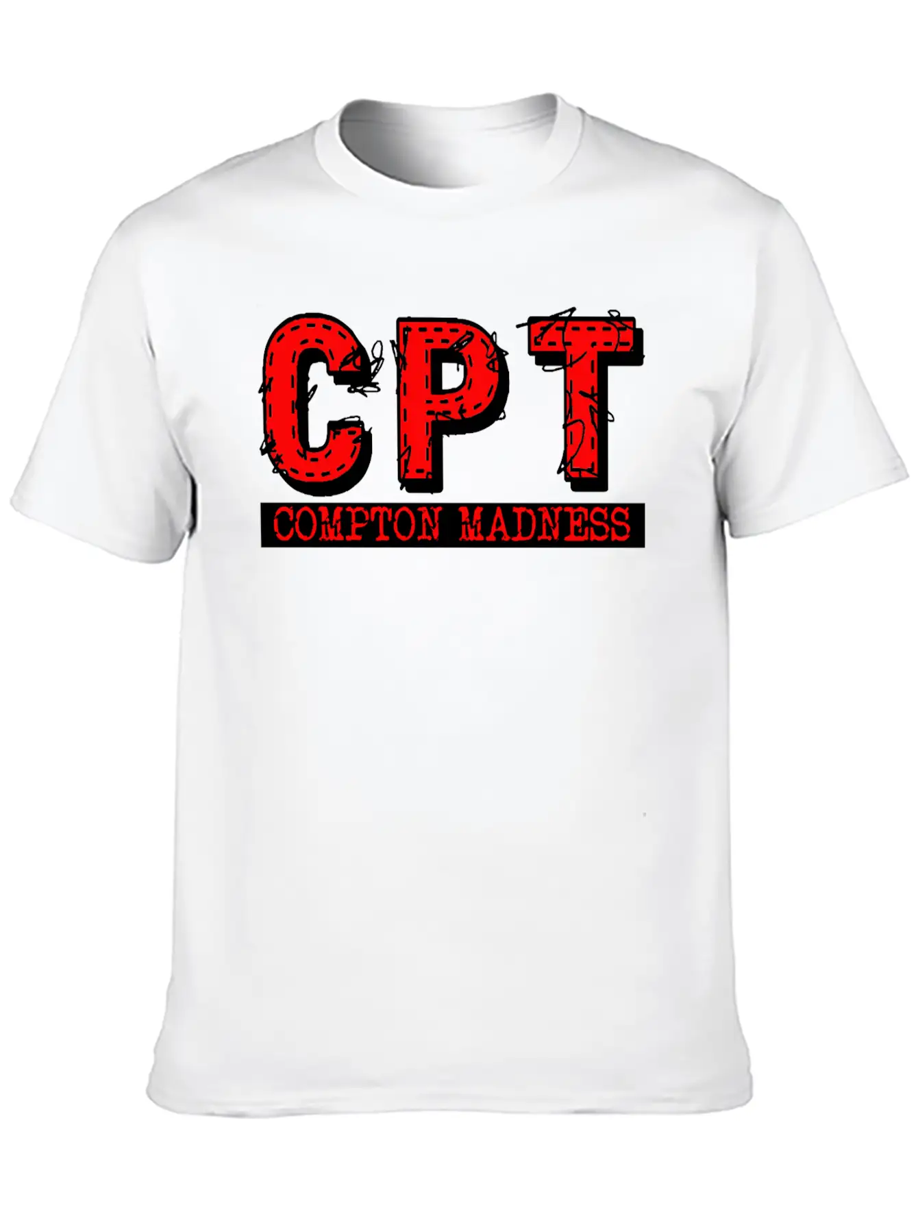 CPT COMPTON MADNESS Basic Graphic T-Shirt – Daily Comfort In Soft Cotton