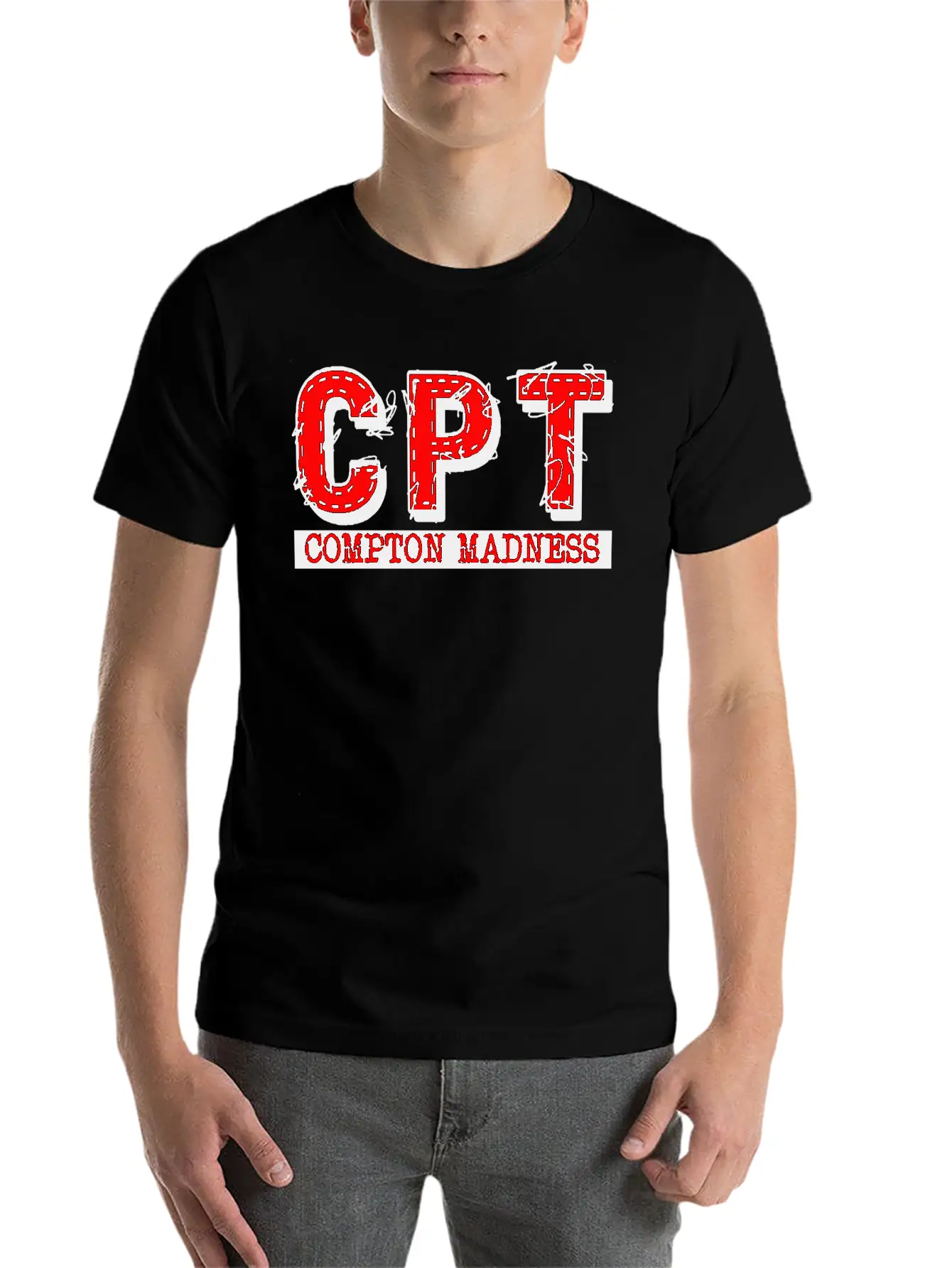 CPT COMPTON MADNESS Basic Graphic T-Shirt – Daily Comfort In Soft Cotton