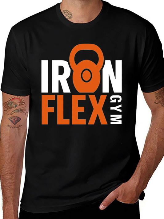 Iron Flex Gym Black T-Shirt