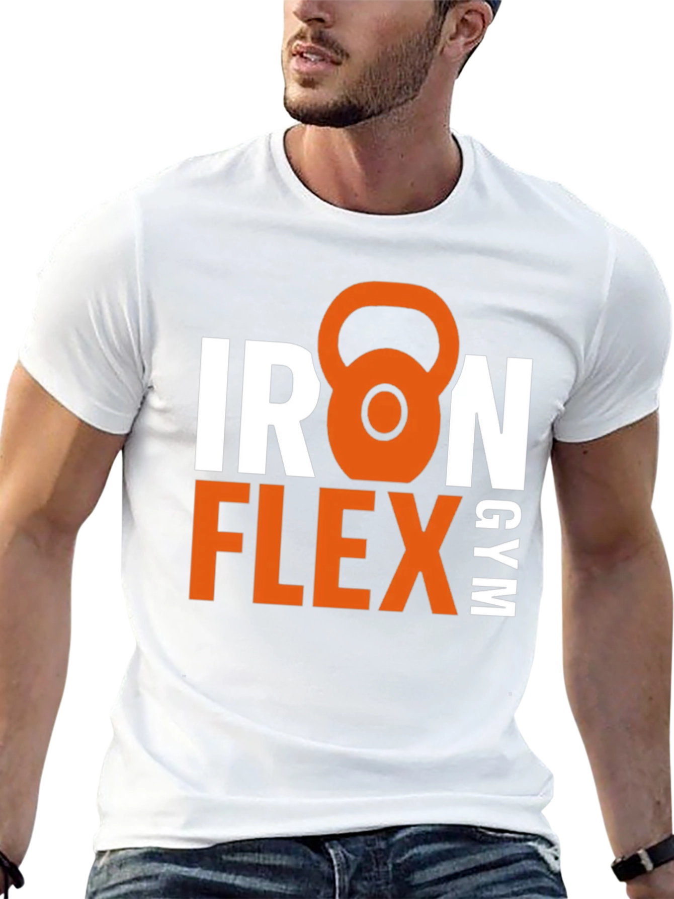 Iron Flex Gym Black T-Shirt