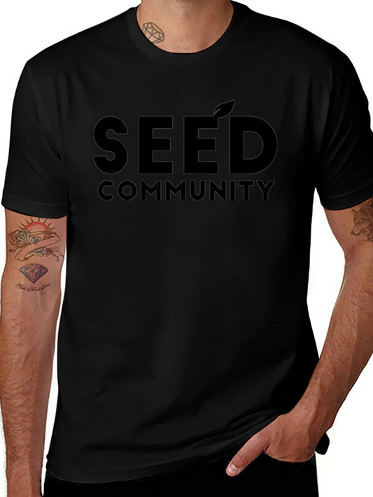 Seed Community Black Graphic Tee