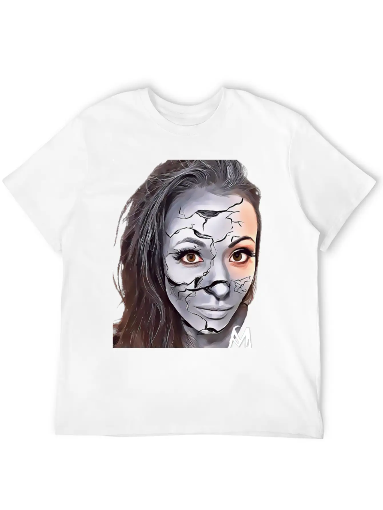 Cracked Concrete Comfortable Minimalist Graphic Tee – Summer Style Essential