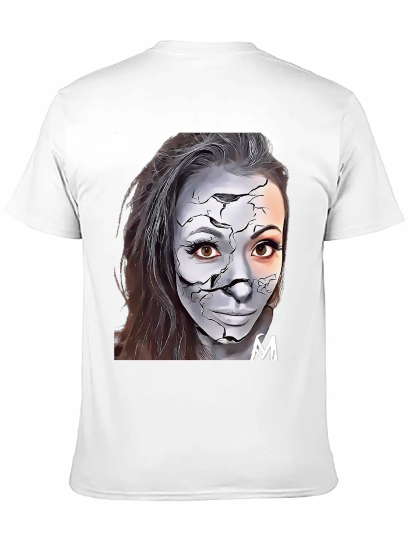 Cracked Concrete Comfortable Minimalist Graphic Tee – Summer Style Essential