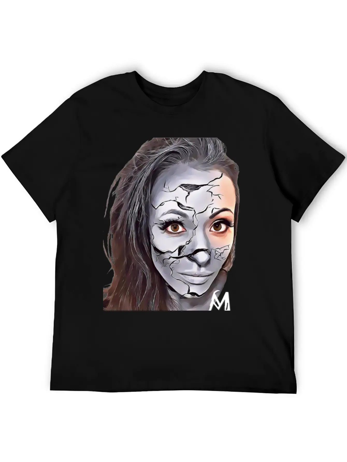Cracked Concrete Comfortable Minimalist Graphic Tee – Summer Style Essential