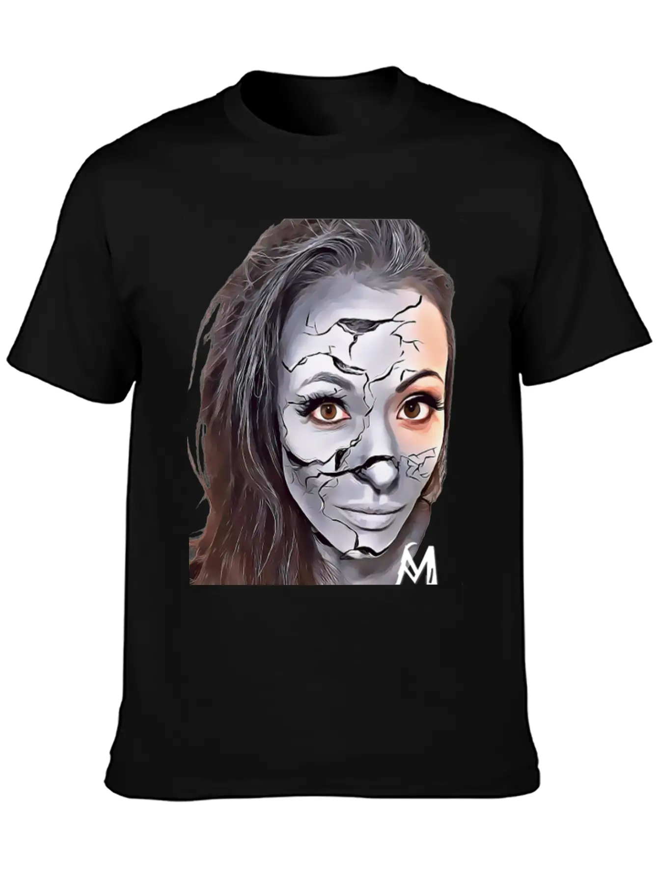 Cracked Concrete Comfortable Minimalist Graphic Tee – Summer Style Essential
