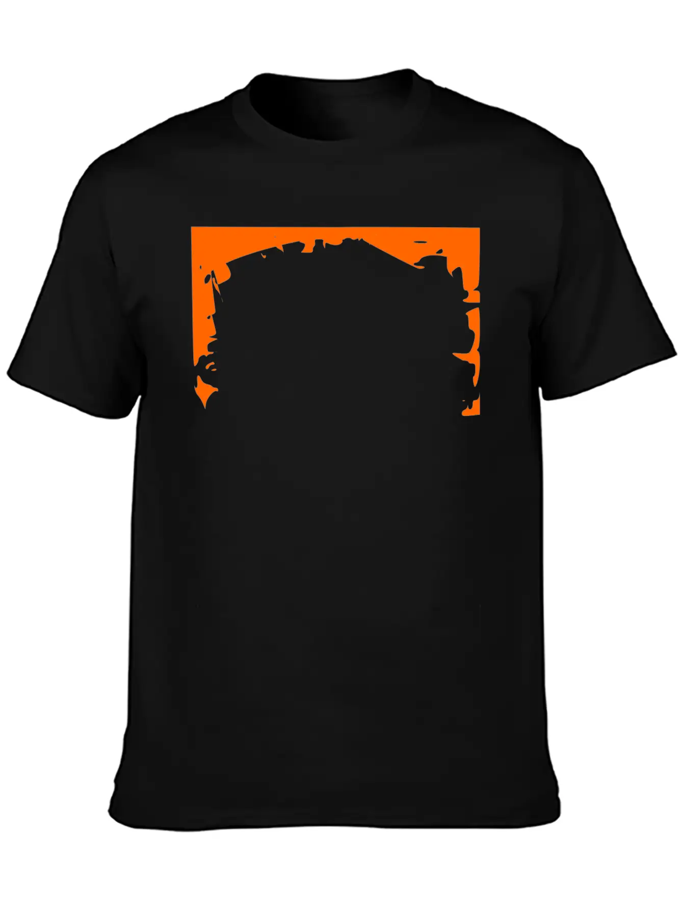 Crash Frame Orange Stylish Everyday T-Shirt – Unisex Basic Cotton Tee
